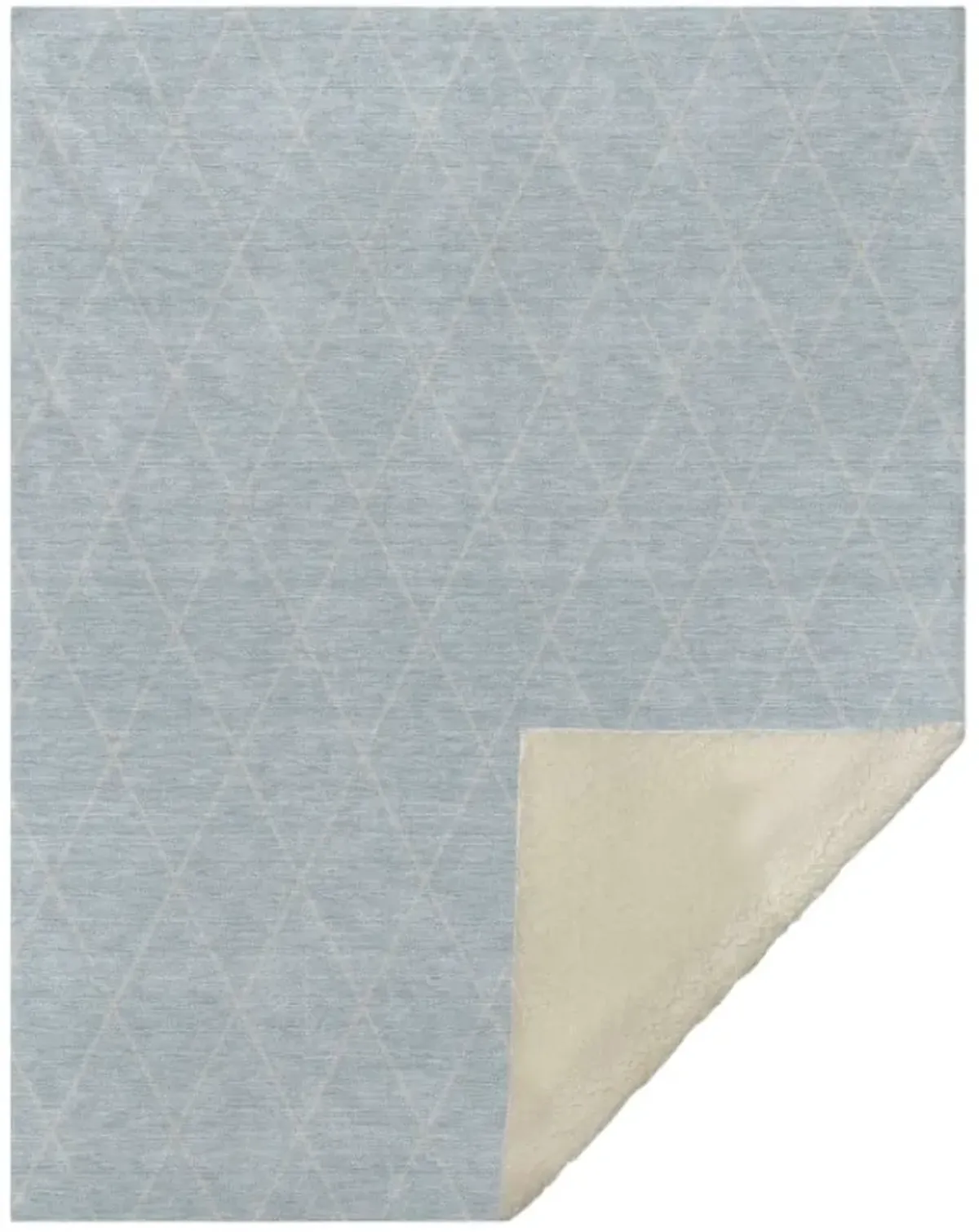 Dalyn Rug Company Burano Seafoam 50''x70'' Style 3 Throw Blanket