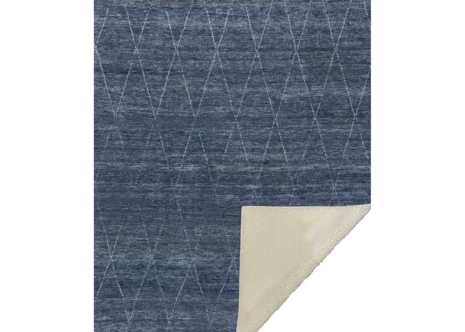 Dalyn Rug Company Burano Navy 50''x70'' Style 1 Throw Blanket