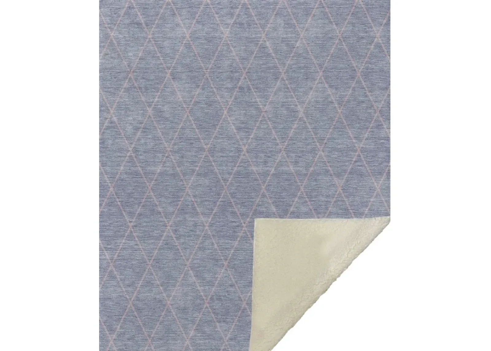 Dalyn Rug Company Burano Blue 50''x70'' Style 1 Throw Blanket