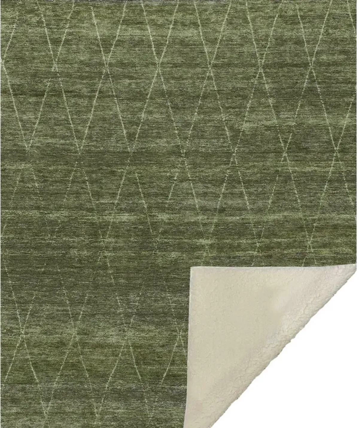 Dalyn Rug Company Burano Olive 50''x70'' Style 1 Throw Blanket