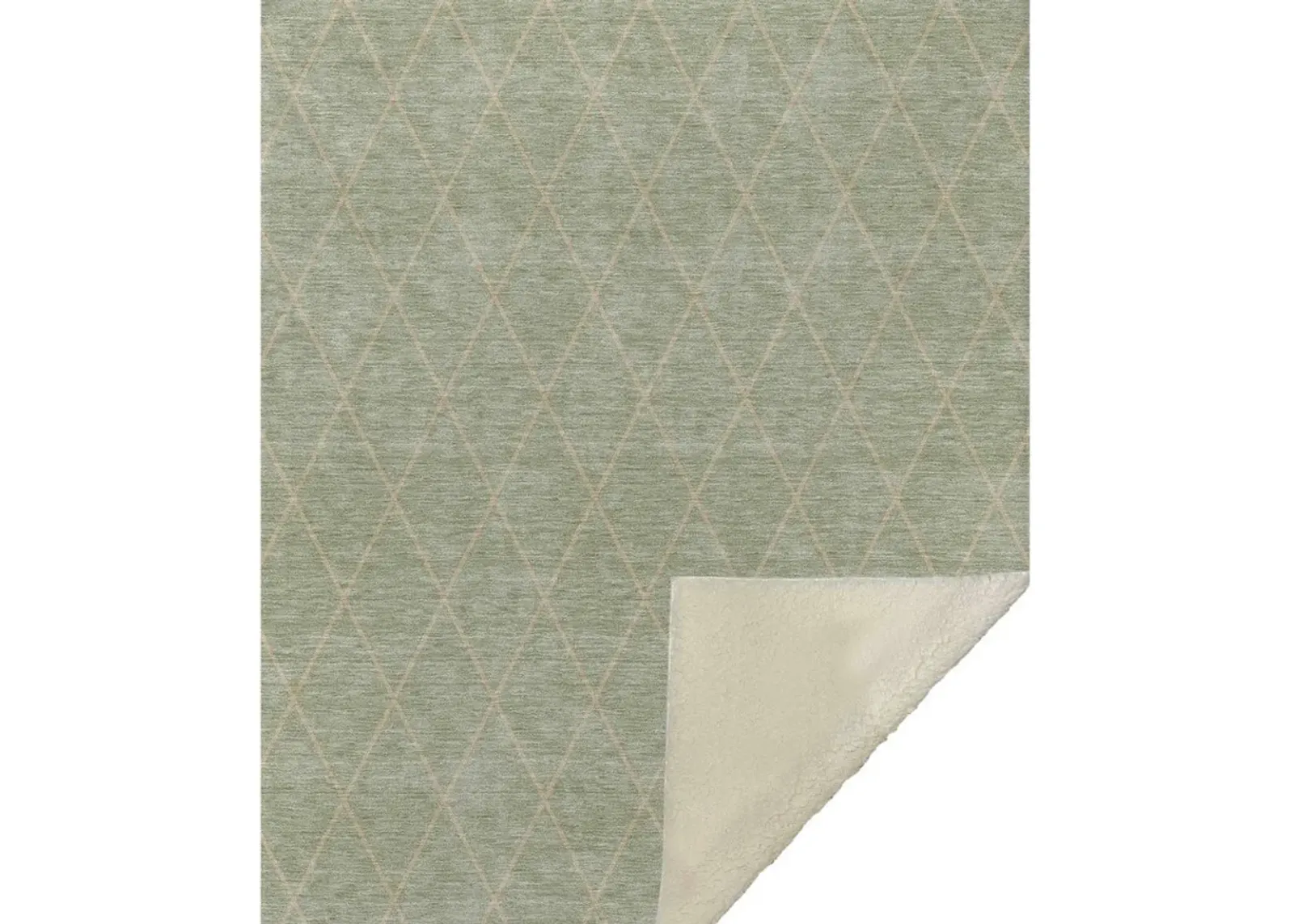 Dalyn Rug Company Burano Green 50''x70'' Throw Blanket