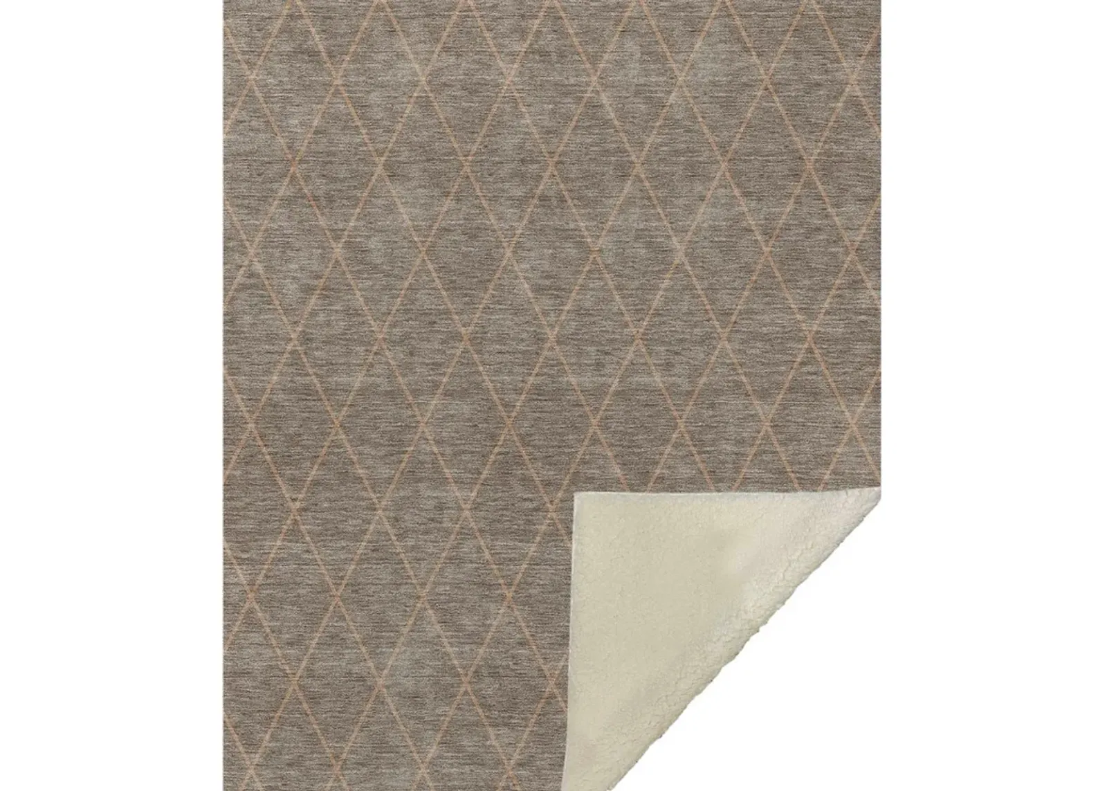 Dalyn Rug Company Burano Brown 50''x70'' Style 1 Throw Blanket