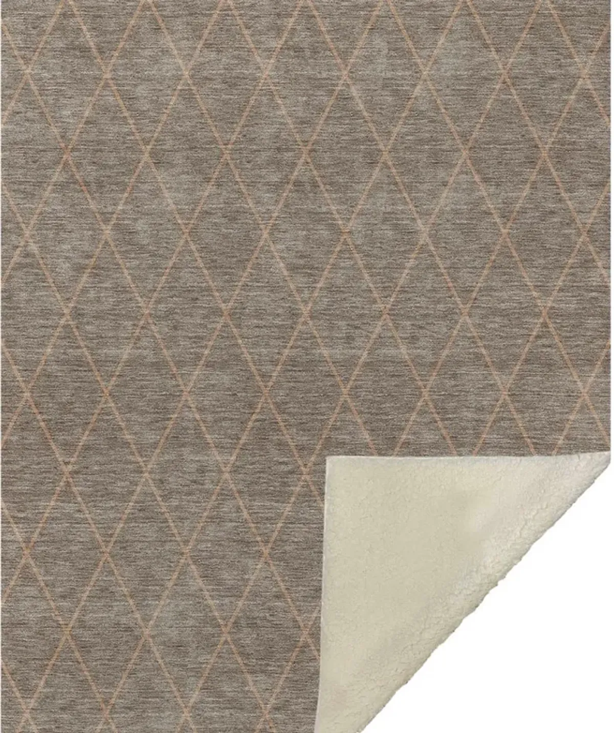 Dalyn Rug Company Burano Brown 50''x70'' Style 1 Throw Blanket