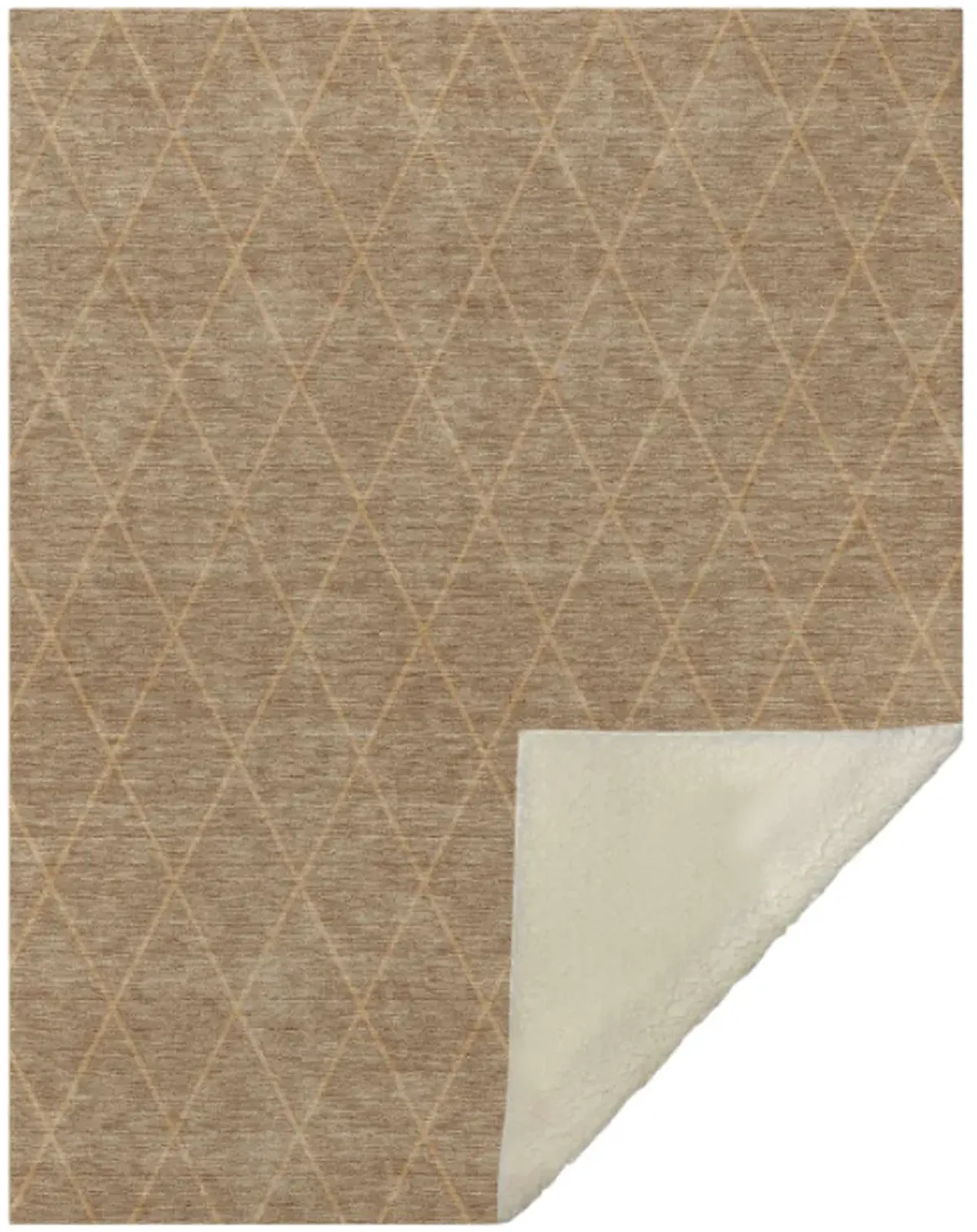 Dalyn Rug Company Burano Copper 50''x70'' Style 2 Throw Blanket