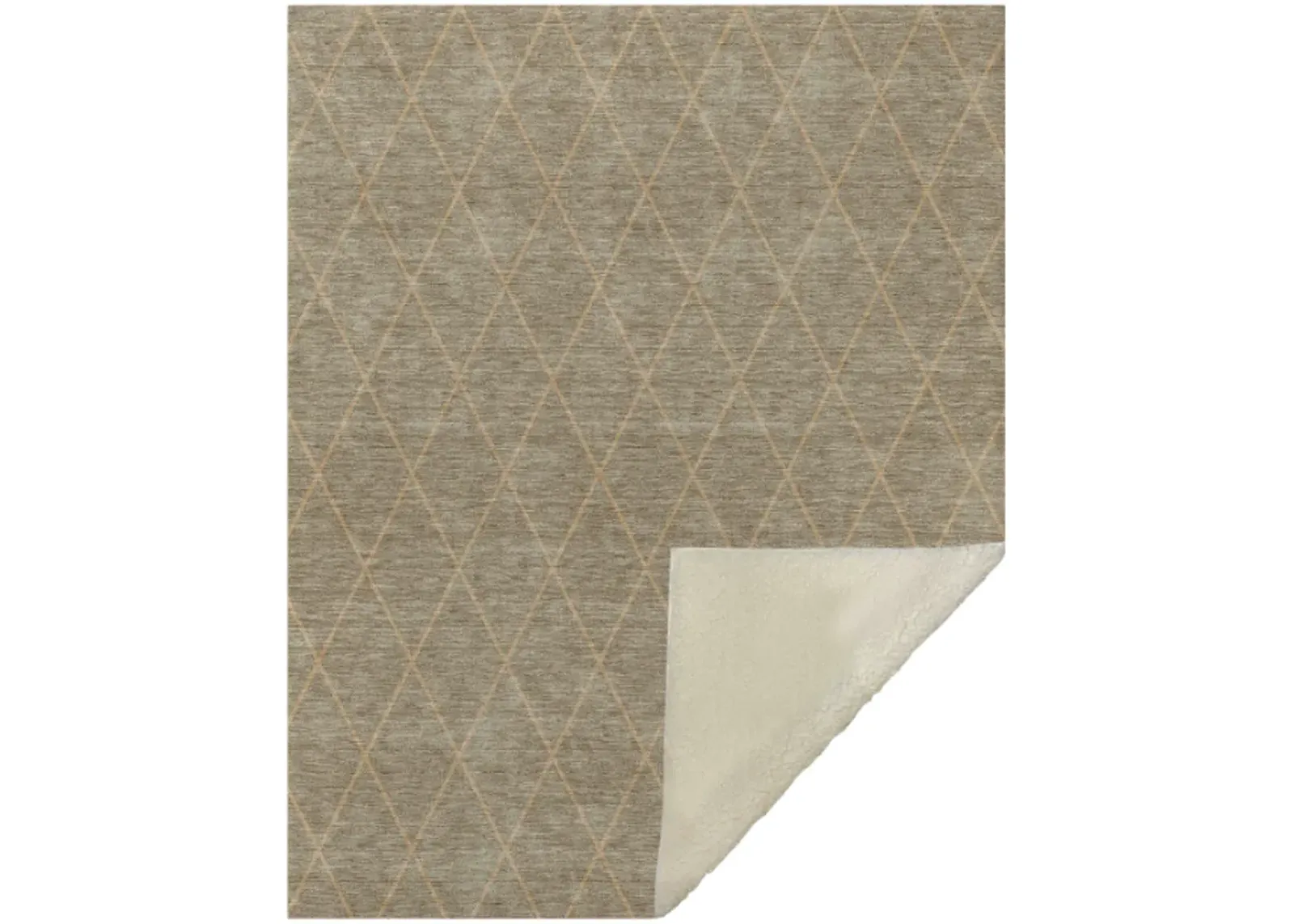 Dalyn Rug Company Burano Khaki 50''x70'' Throw Blanket