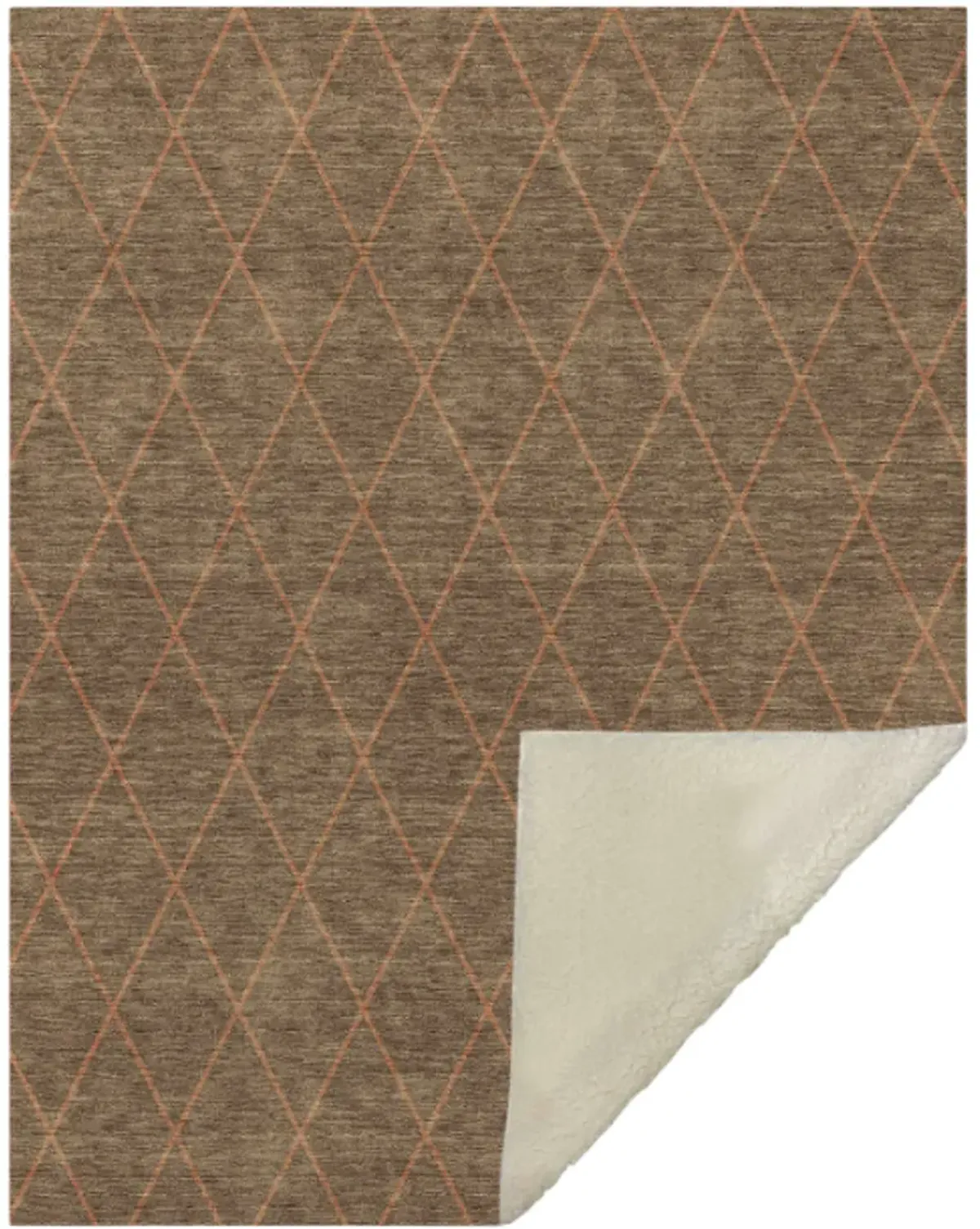 Dalyn Rug Company Burano Brown 50''x70'' Style 4 Throw Blanket