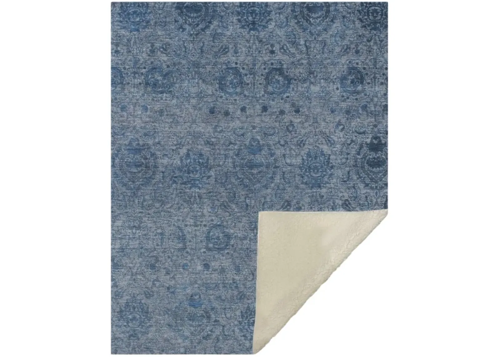 Dalyn Rug Company Burano Blue 50''x70'' Style 2 Throw Blanket