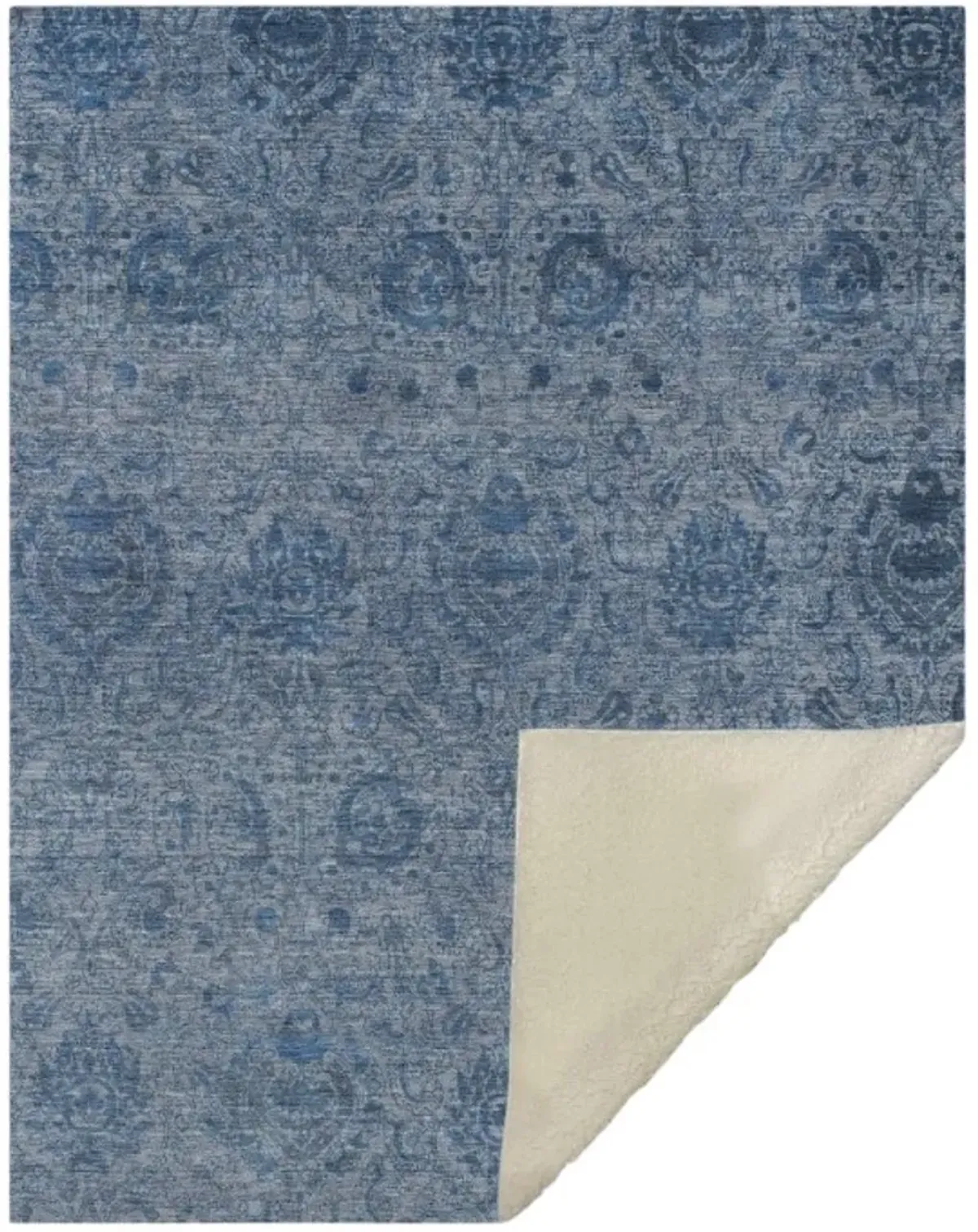 Dalyn Rug Company Burano Blue 50''x70'' Style 2 Throw Blanket