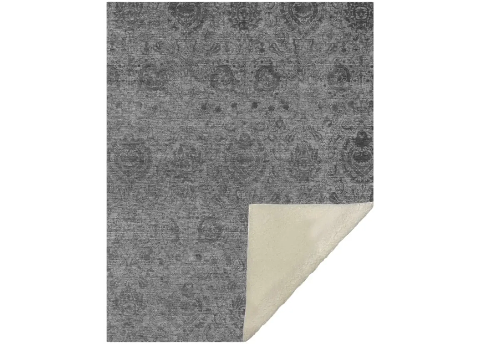 Dalyn Rug Company Burano Gray 50''x70'' Style 3 Throw Blanket