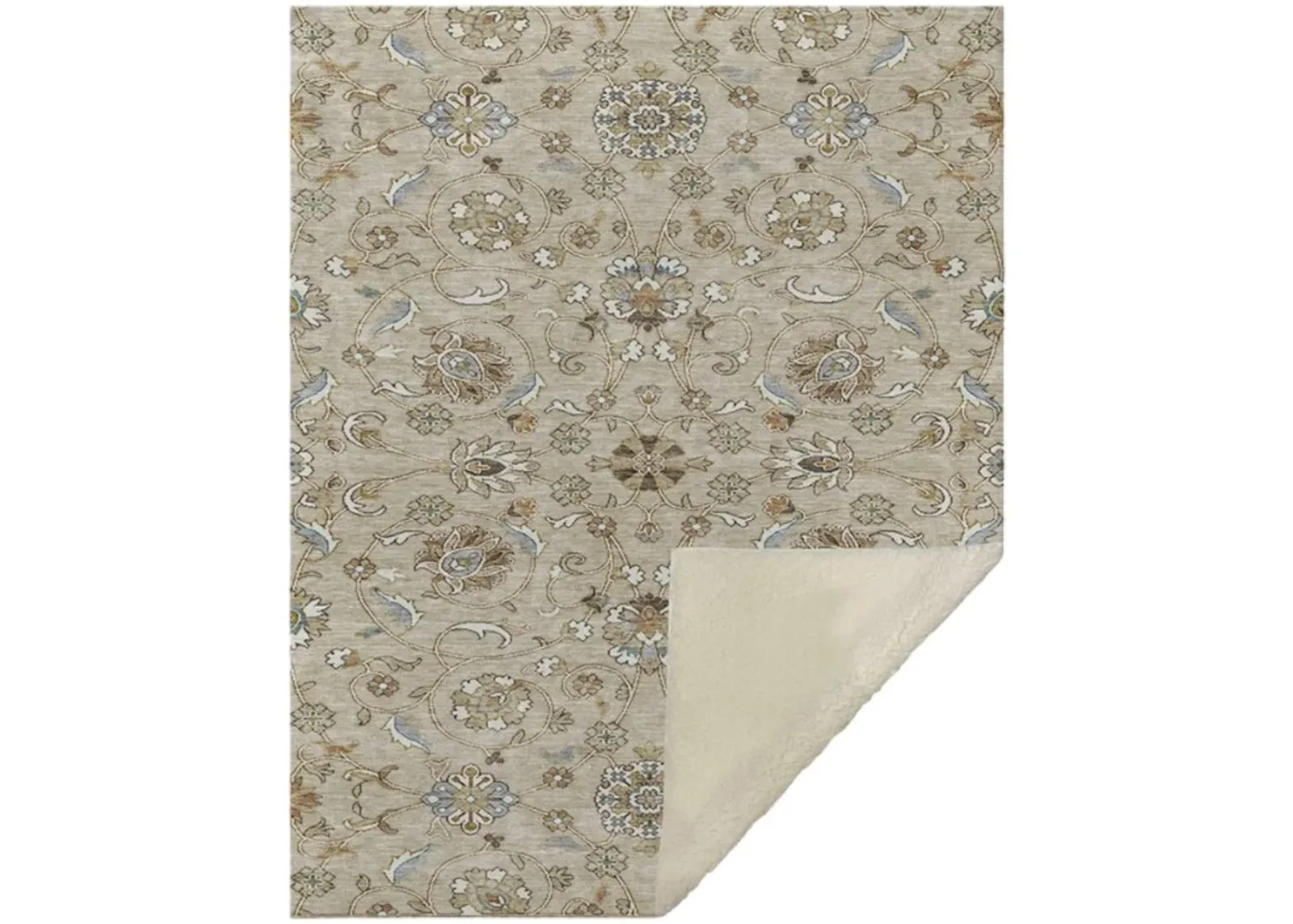 Dalyn Rug Company Hatay Beige 50''x70'' Style 1 Throw Blanket