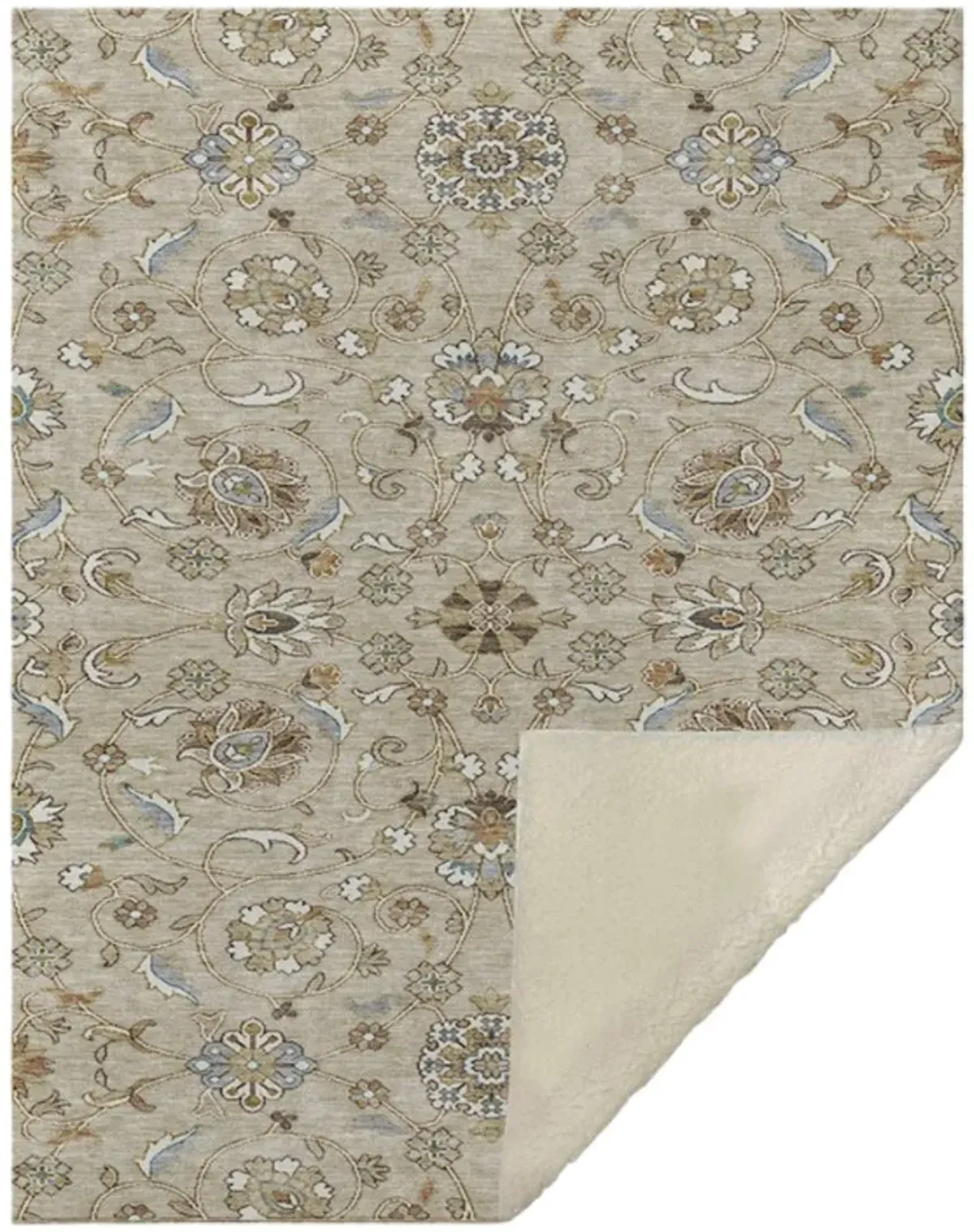 Dalyn Rug Company Hatay Beige 50''x70'' Style 1 Throw Blanket