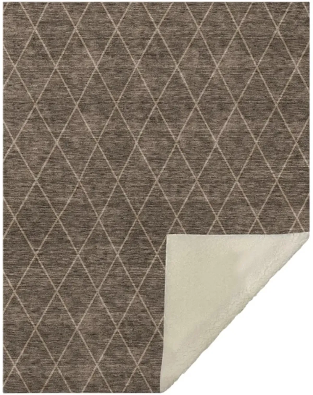 Dalyn Rug Company Hatay Brown 50''x70'' Style 2 Throw Blanket