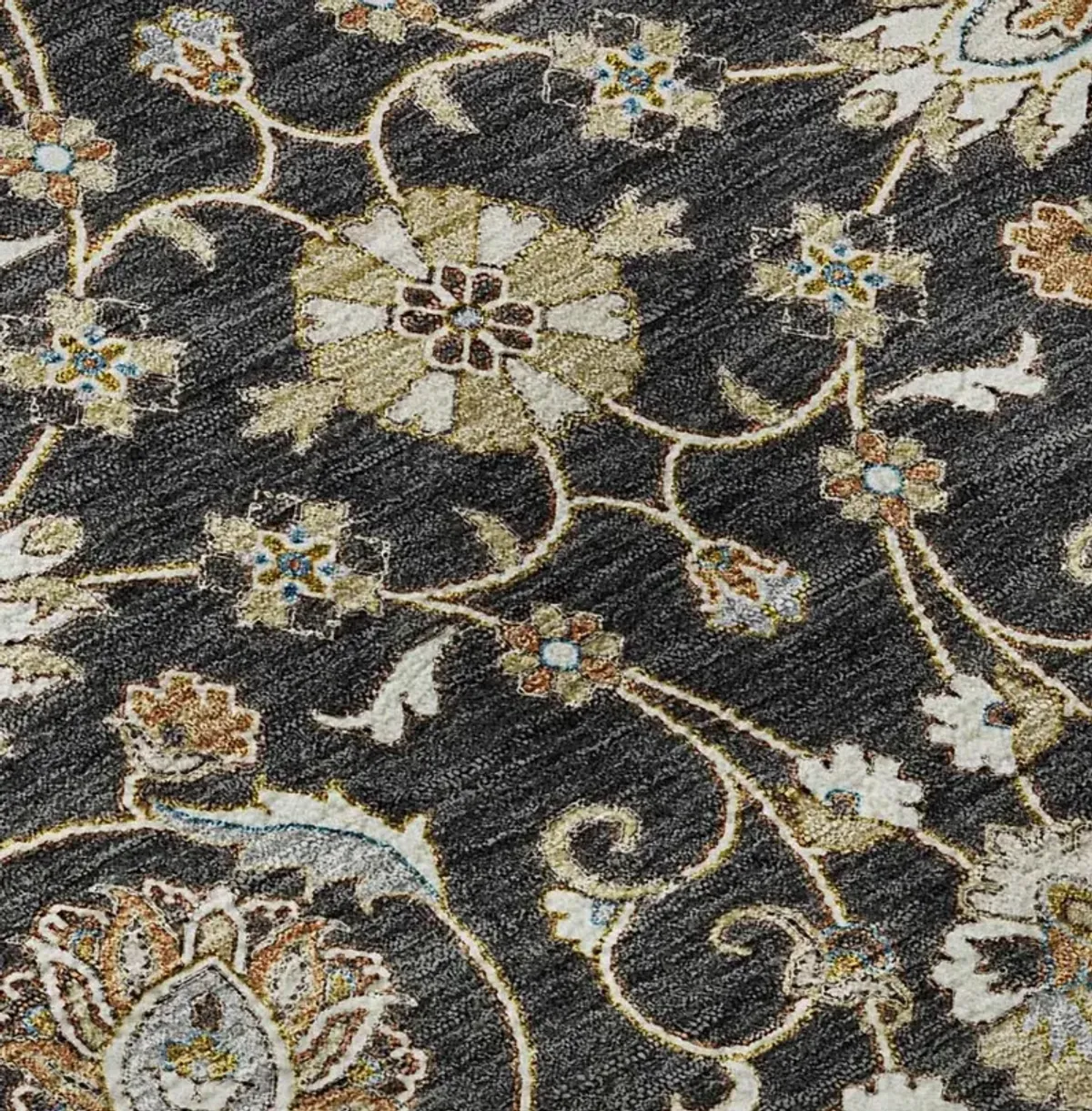 Dalyn Rug Company Hatay Black 50''x70'' Style 1 Throw Blanket