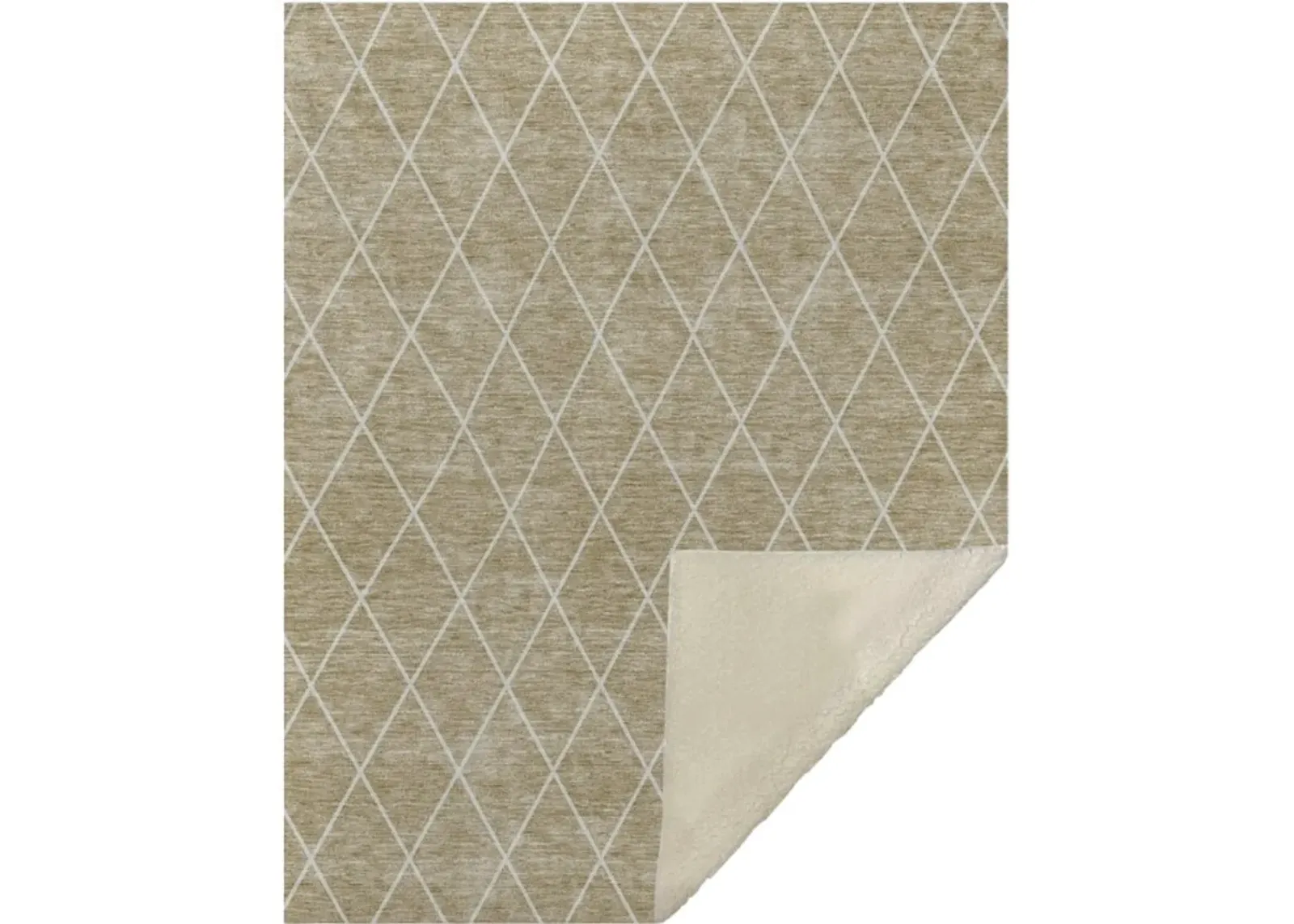 Dalyn Rug Company Hatay Beige 50''x70'' Style 2 Throw Blanket