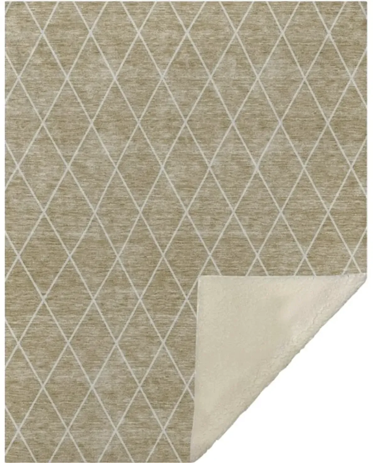 Dalyn Rug Company Hatay Beige 50''x70'' Style 2 Throw Blanket