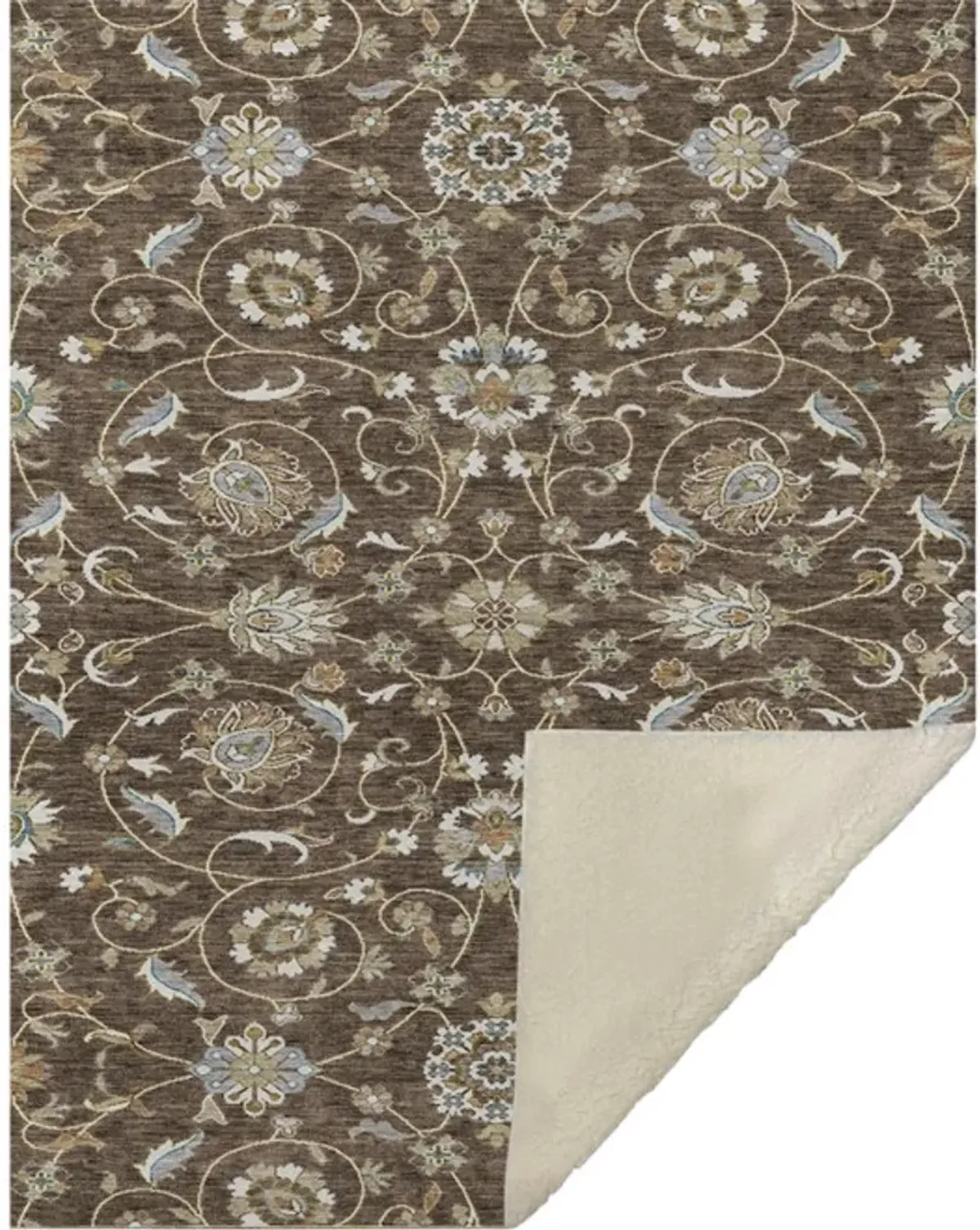 Dalyn Rug Company Hatay Chocolate 50''x70'' Style 1 Throw Blanket