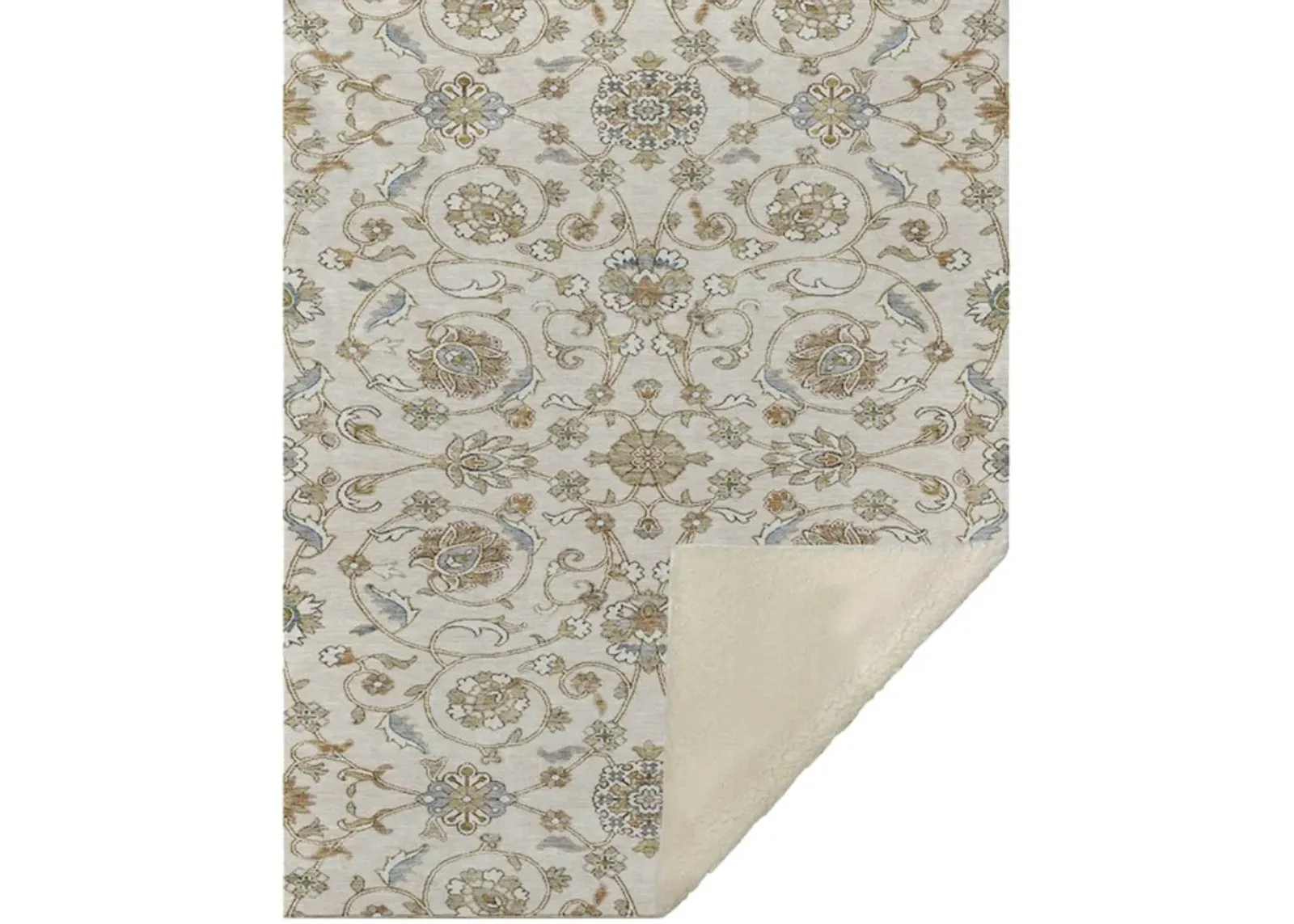 Dalyn Rug Company Hatay Ivory 50''x70'' Style 1 Throw Blanket