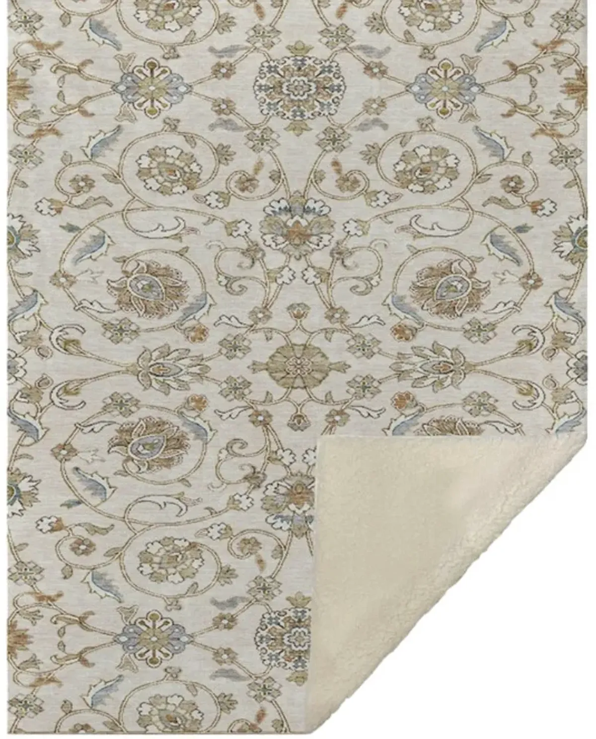 Dalyn Rug Company Hatay Ivory 50''x70'' Style 1 Throw Blanket