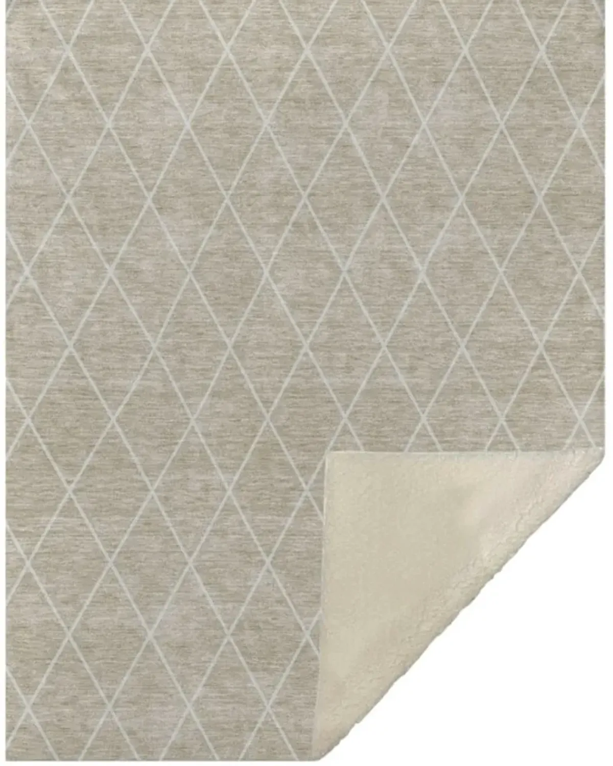 Dalyn Rug Company Hatay Putty 50''x70'' Throw Blanket