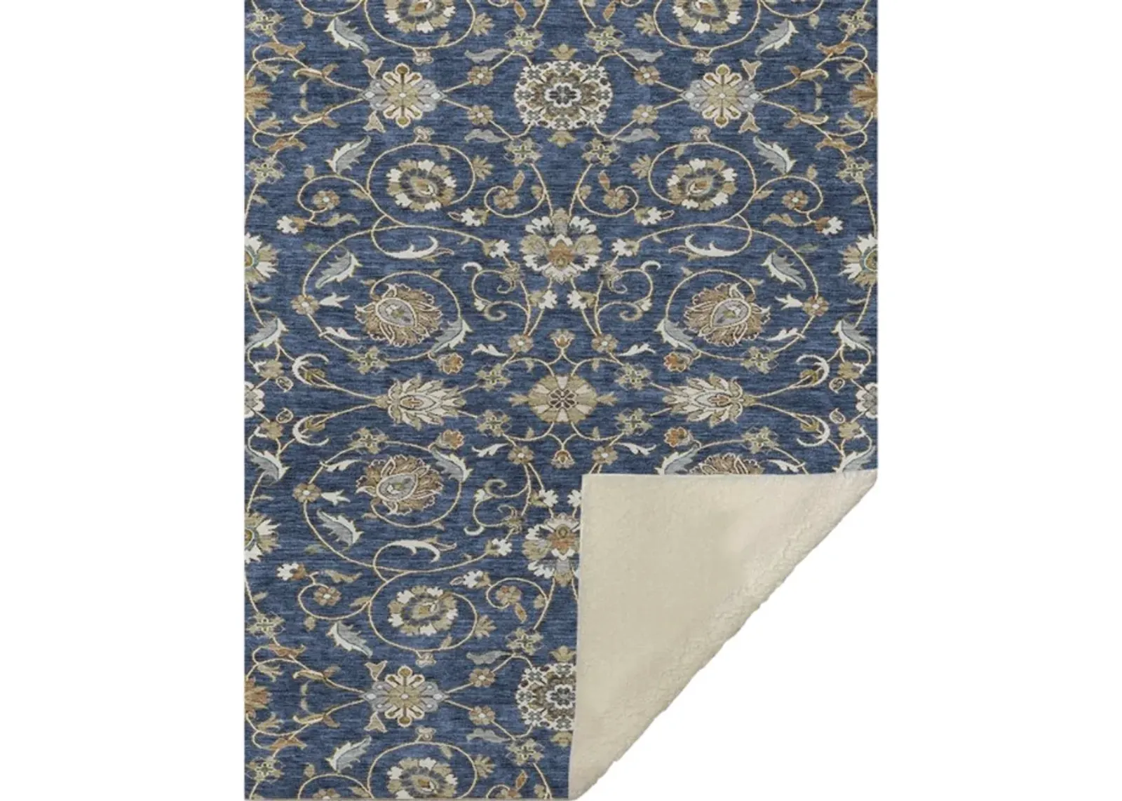 Dalyn Rug Company Hatay Navy 50''x70'' Style 1 Throw Blanket