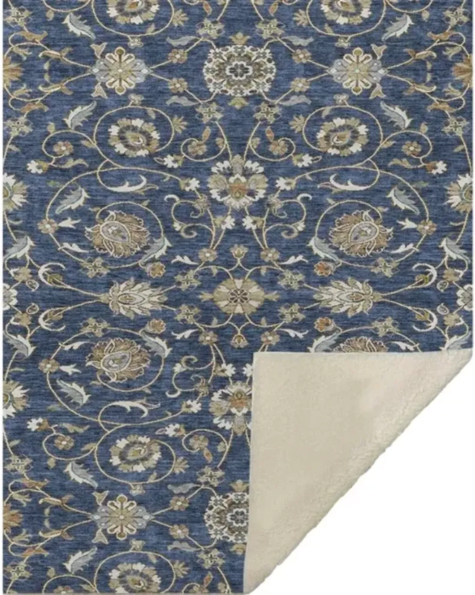 Dalyn Rug Company Hatay Navy 50''x70'' Style 1 Throw Blanket