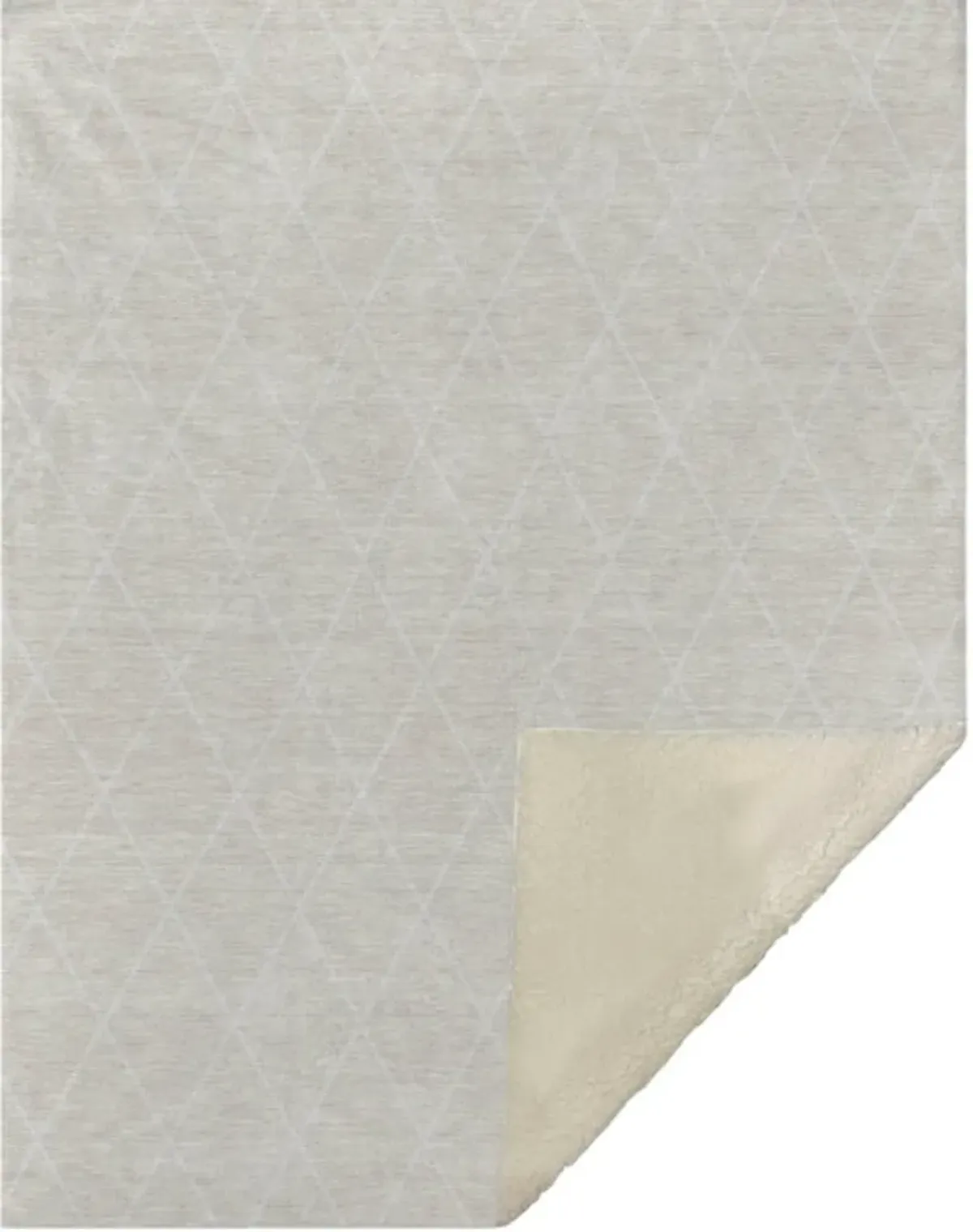 Dalyn Rug Company Hatay Ivory 50''x70'' Style 2 Throw Blanket