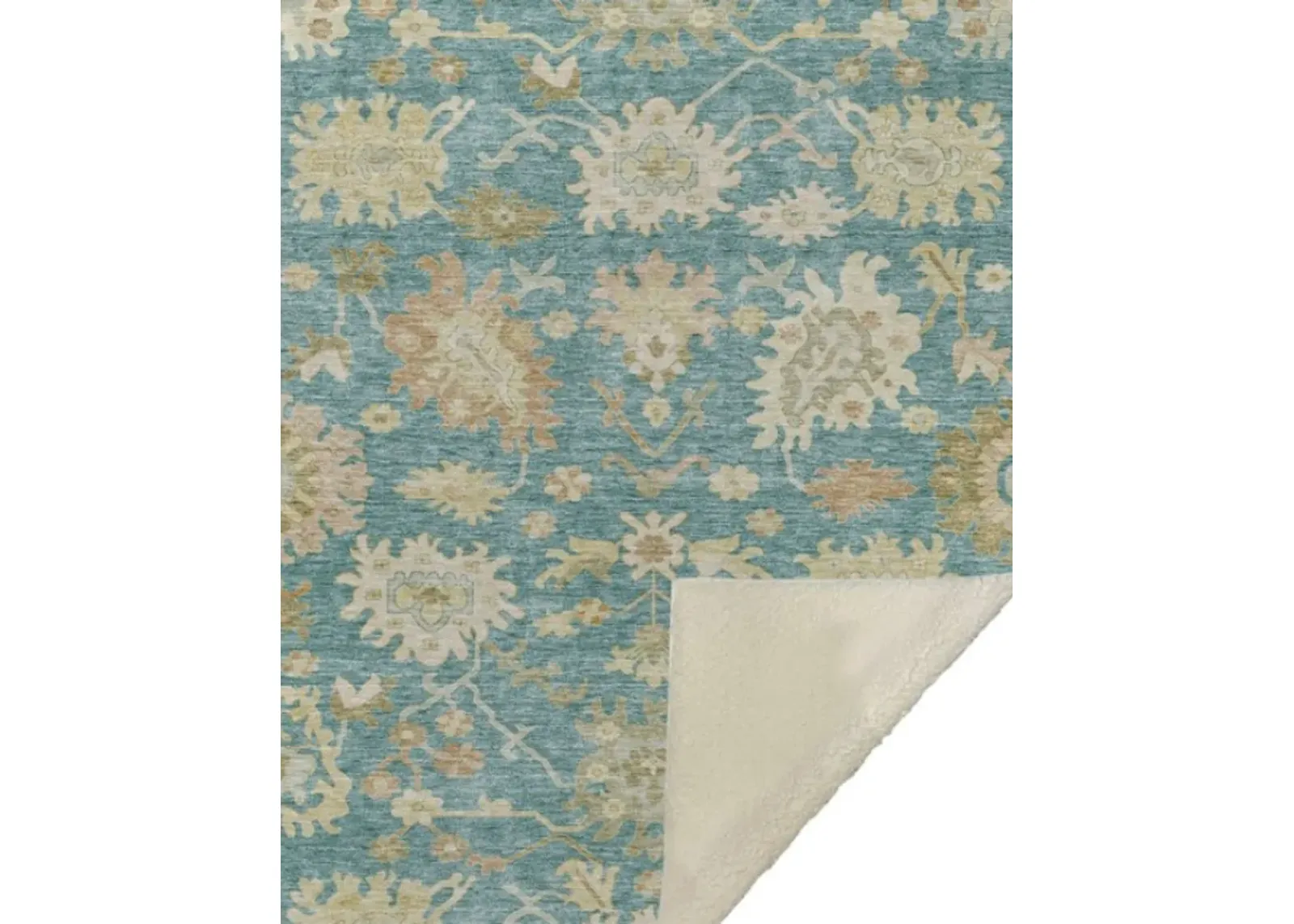 Dalyn Rug Company Hatay Teal 50''x70'' Throw Blanket