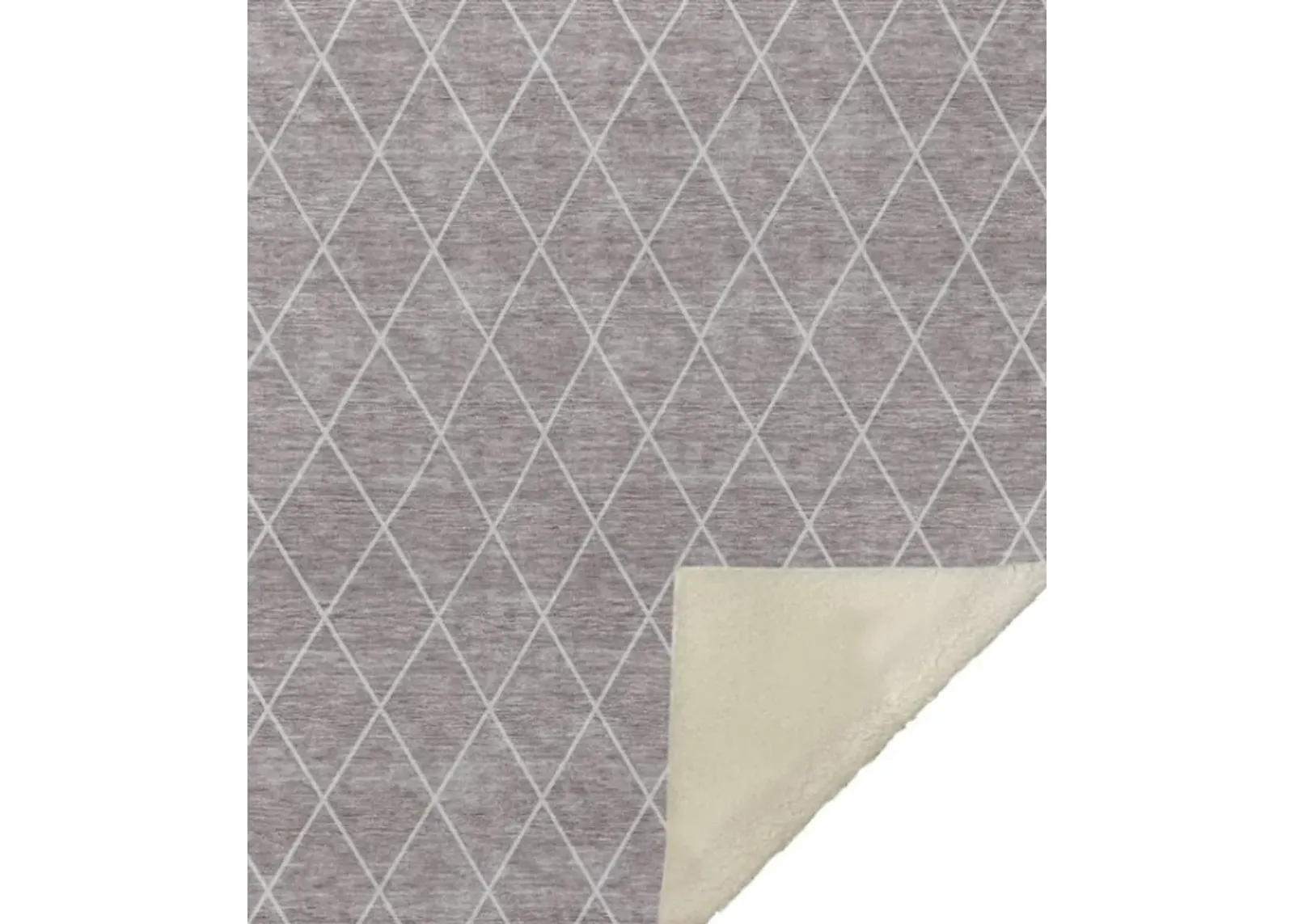 Dalyn Rug Company Hatay Gray 50''x70'' Throw Blanket