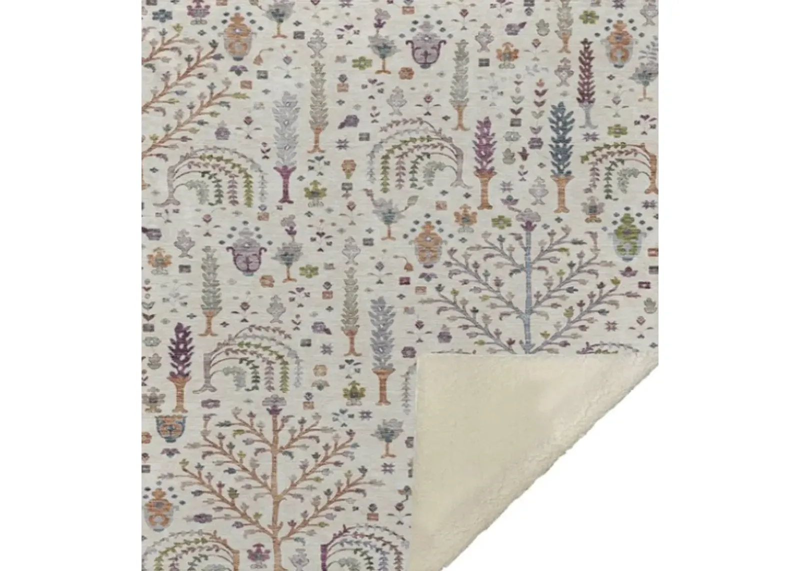 Dalyn Rug Company Hatay Ivory 50''x70'' Style 3 Throw Blanket