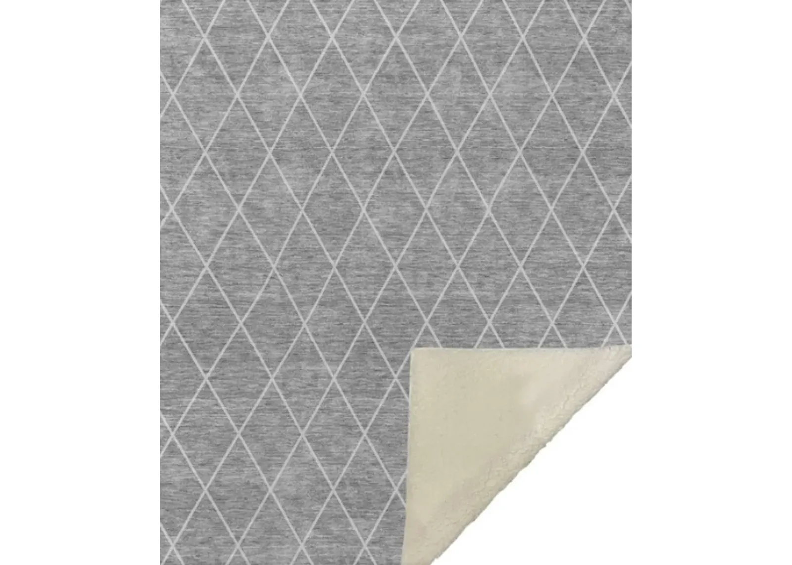 Dalyn Rug Company Hatay Gray 50''x70'' Style 1 Throw Blanket