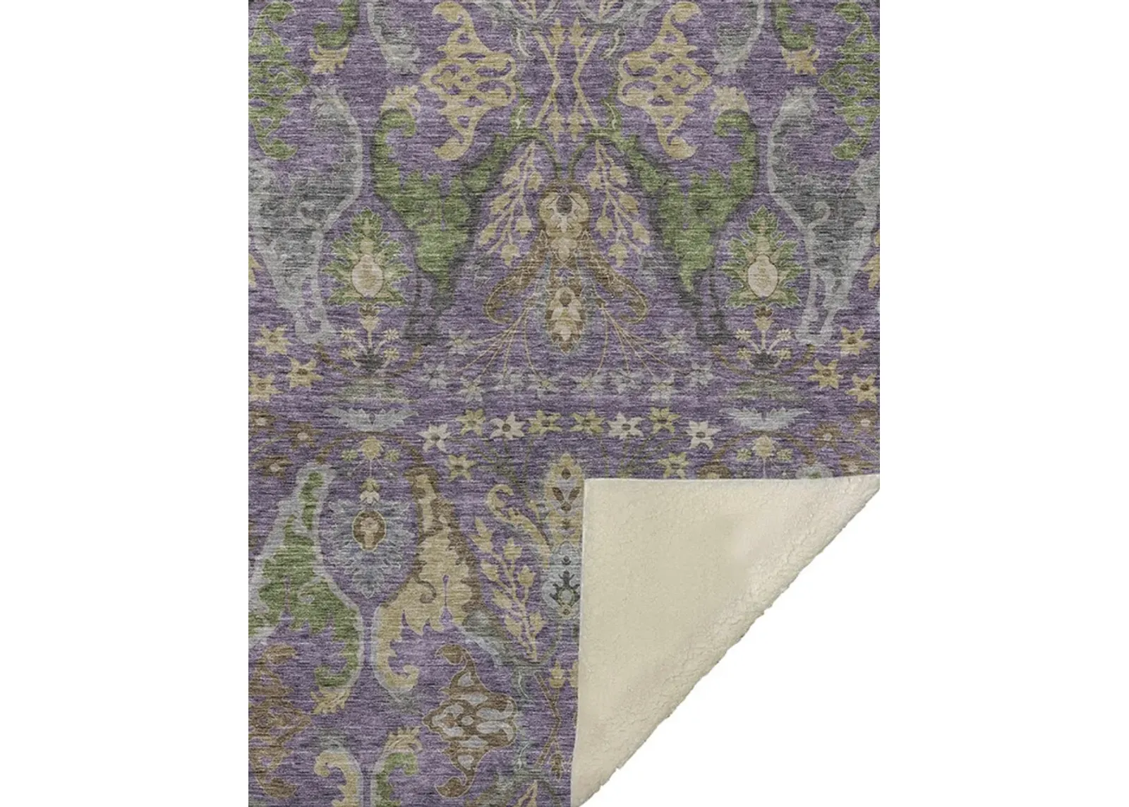 Dalyn Rug Company Hatay Purple 50''x70'' Style 2 Throw Blanket