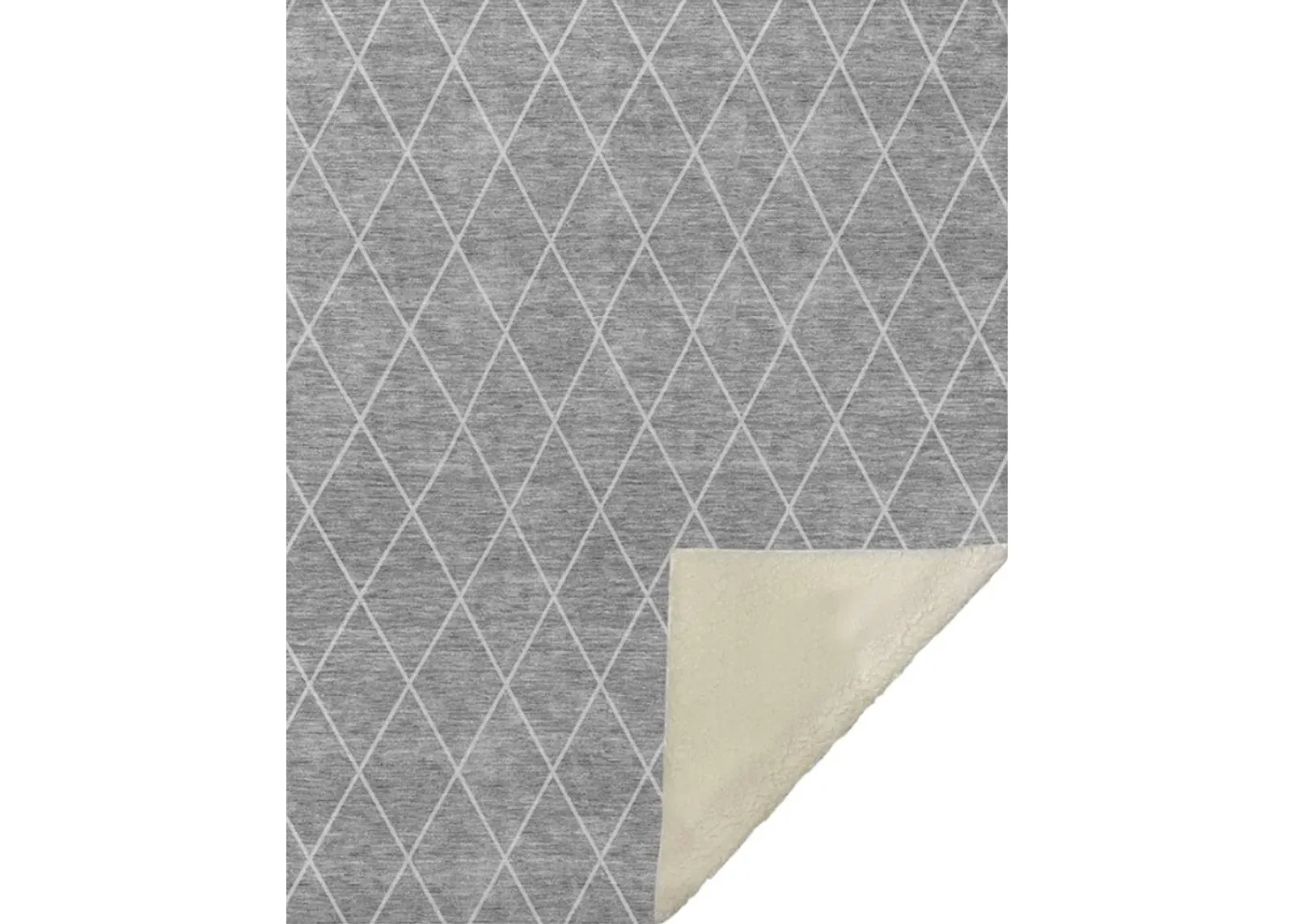 Dalyn Rug Company Hatay Gray 50''x70'' Style 8 Throw Blanket