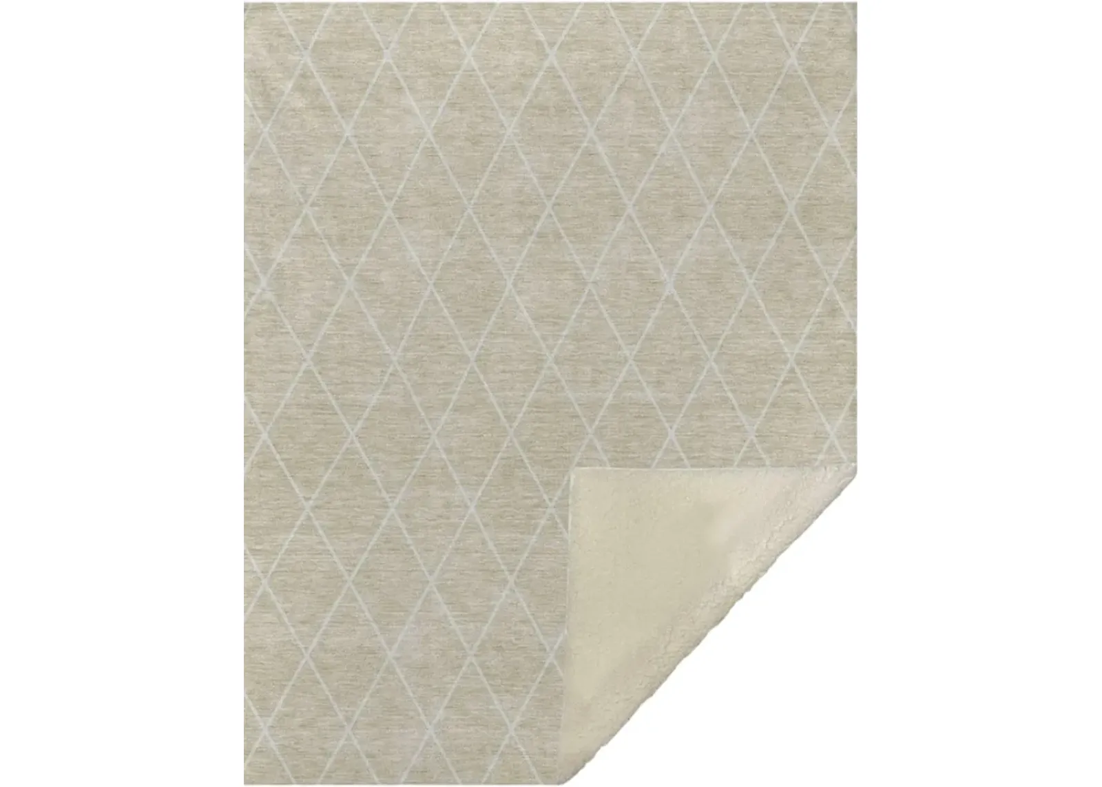 Dalyn Rug Company Hatay Beige 50''x70'' Style 3 Throw Blanket