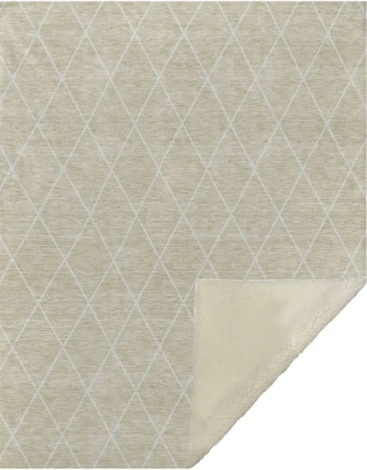 Dalyn Rug Company Hatay Beige 50''x70'' Style 3 Throw Blanket