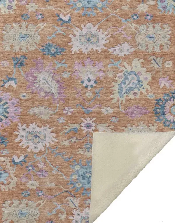Dalyn Rug Company Hatay Orange 50''x70'' Throw Blanket