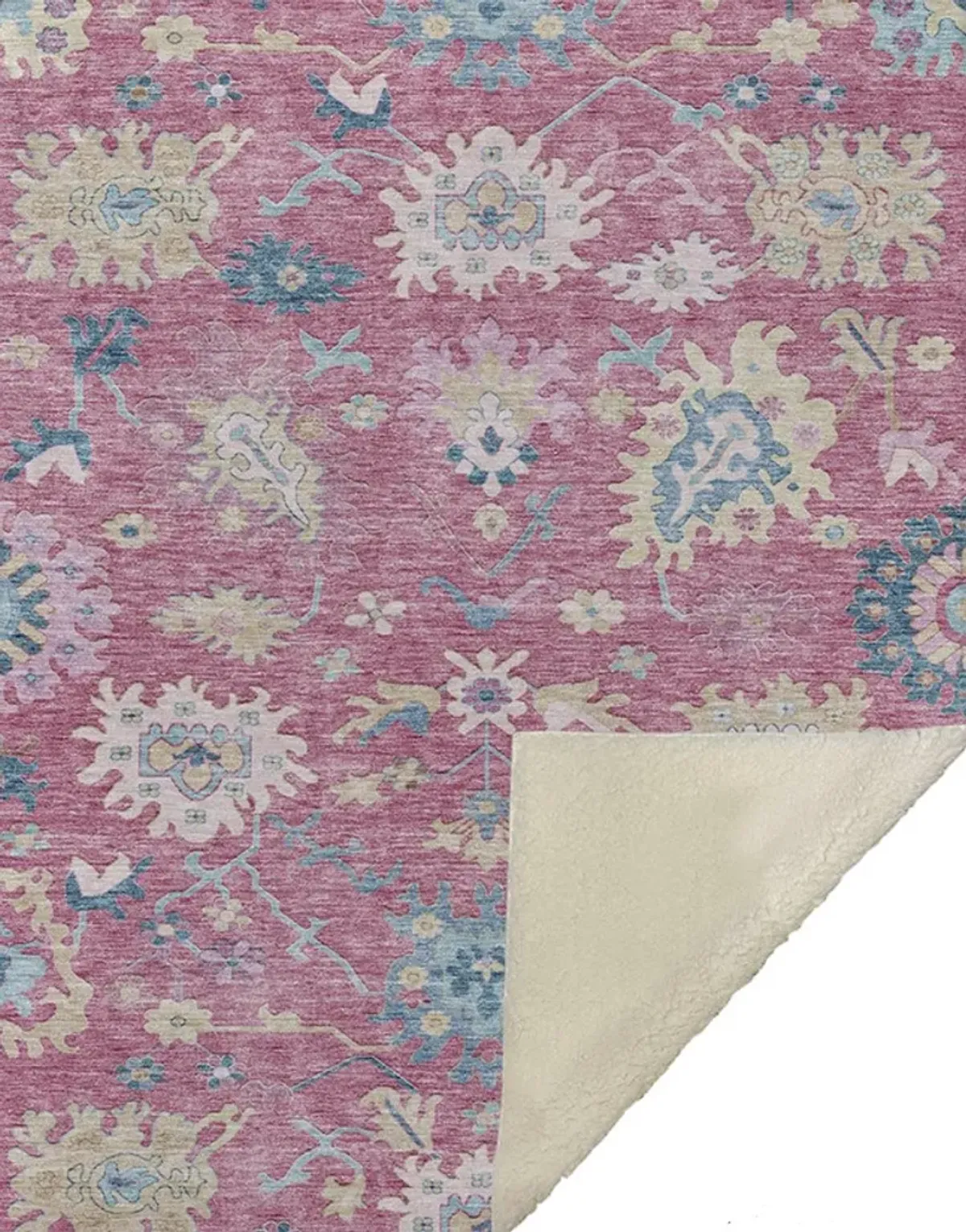 Dalyn Rug Company Hatay Pink 50''x70'' Throw Blanket