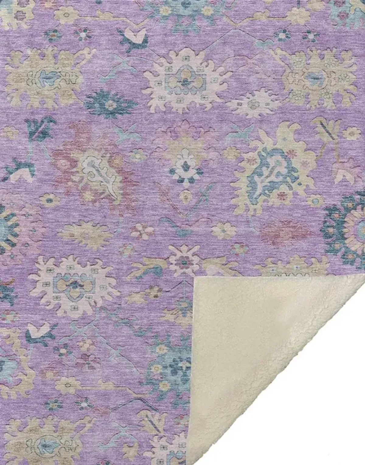 Dalyn Rug Company Hatay Purple 50''x70'' Style 3 Throw Blanket