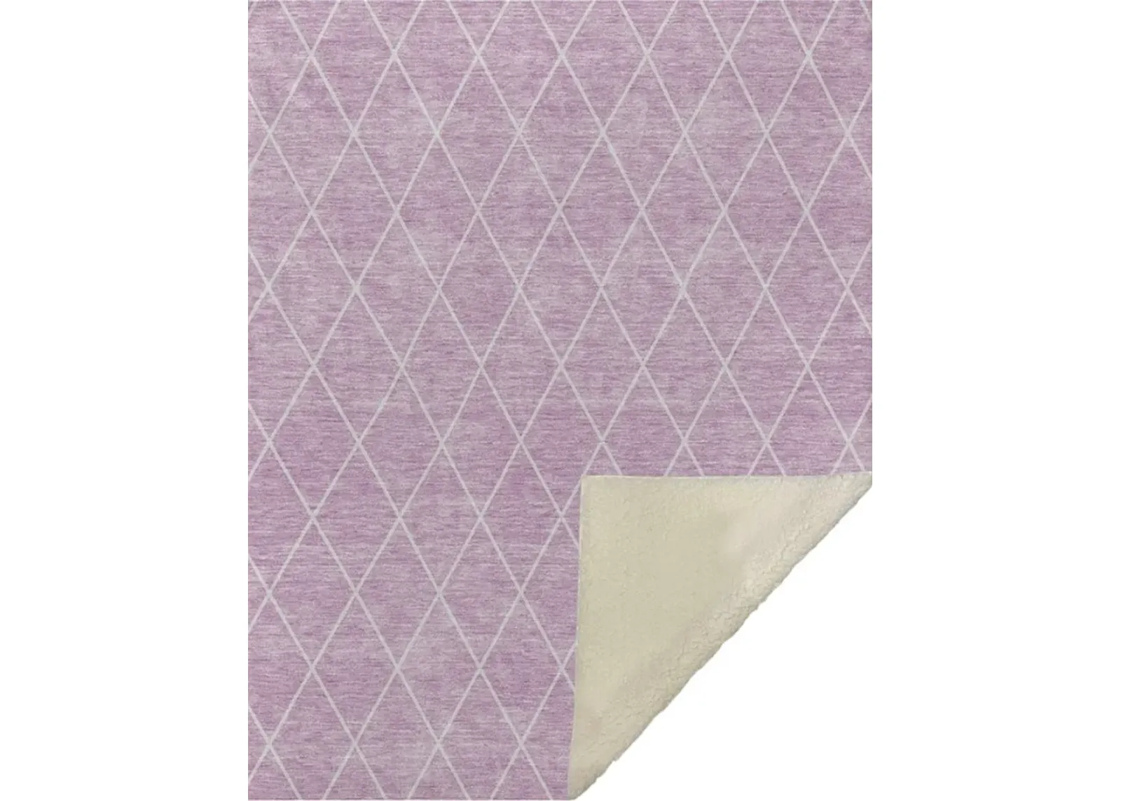 Dalyn Rug Company Hatay Lavender 50''x70'' Style 3 Throw Blanket