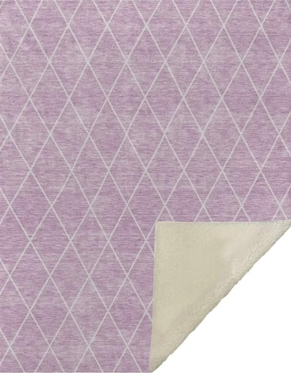 Dalyn Rug Company Hatay Lavender 50''x70'' Style 3 Throw Blanket