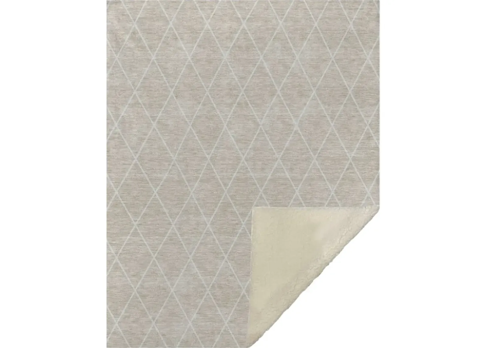 Dalyn Rug Company Hatay Beige 50''x70'' Style 4 Throw Blanket