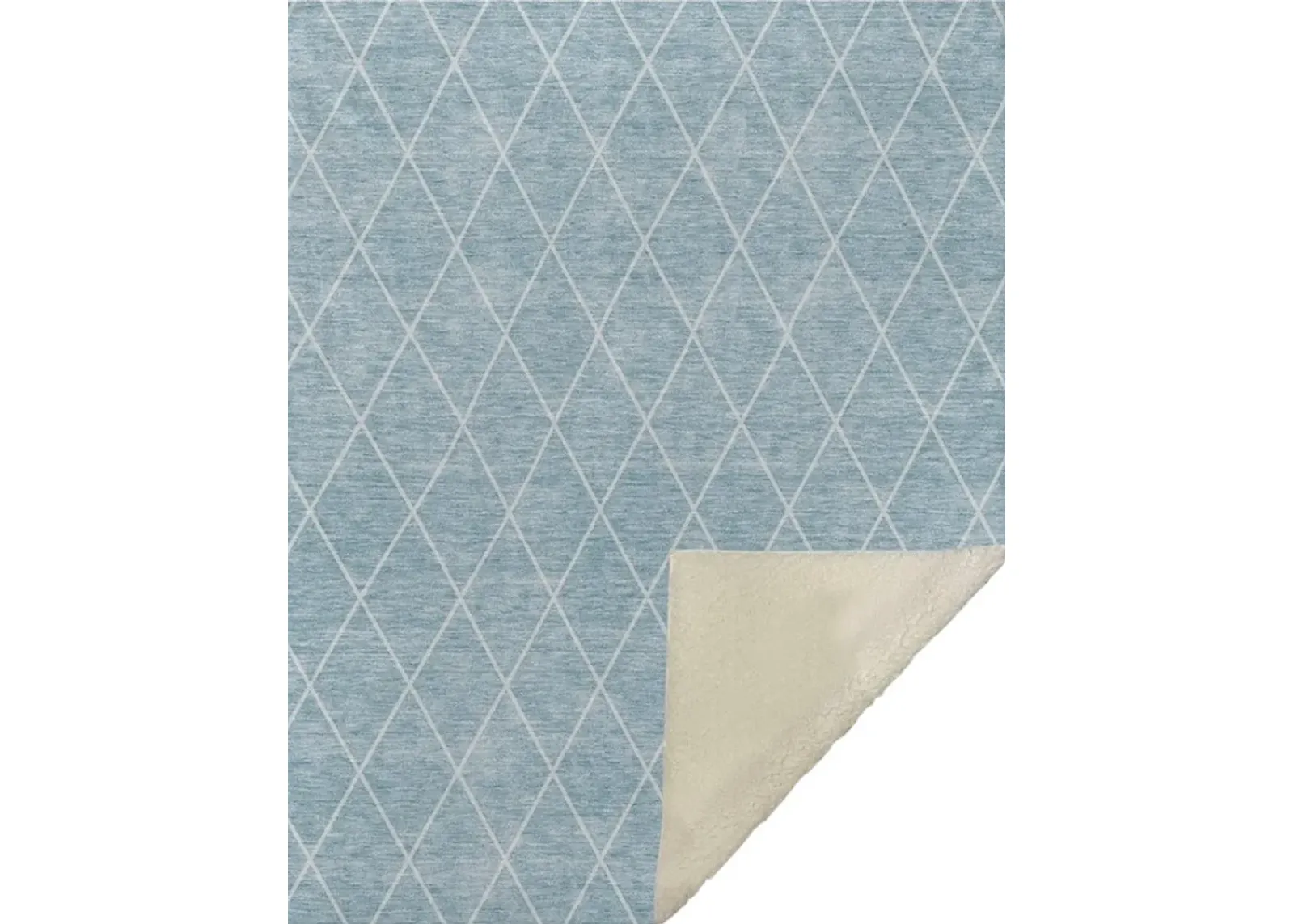 Dalyn Rug Company Hatay Teal 50''x70'' Style 4 Throw Blanket