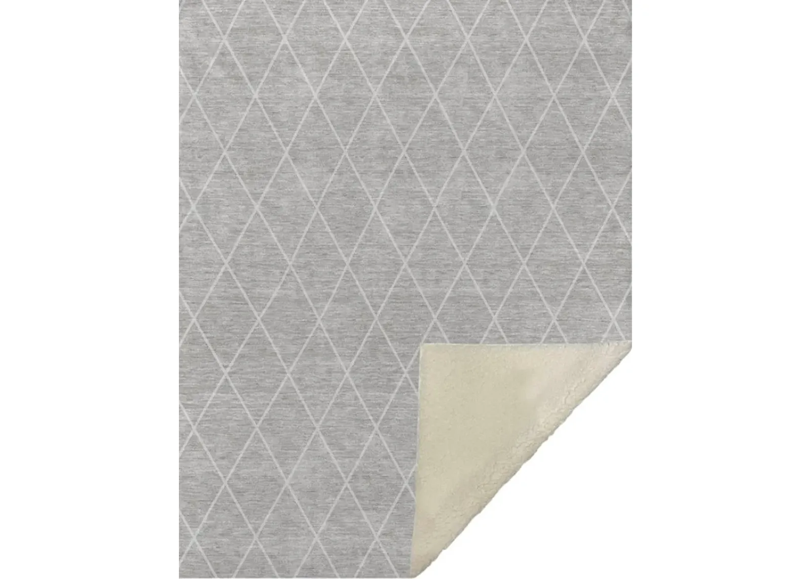 Dalyn Rug Company Hatay Gray 50''x70'' Style 9 Throw Blanket