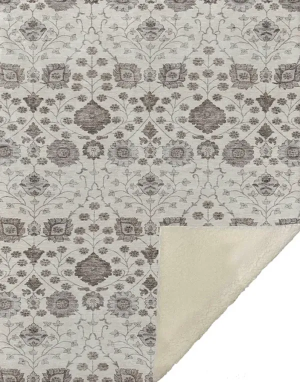 Dalyn Rug Company Hatay Ivory 50''x70'' Style 7 Throw Blanket