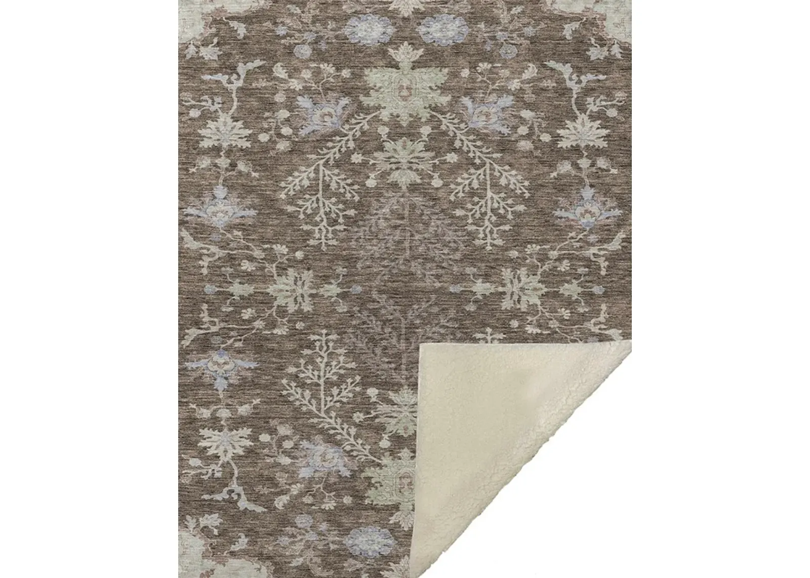 Dalyn Rug Company Hatay Brown 50''x70'' Style 3 Throw Blanket