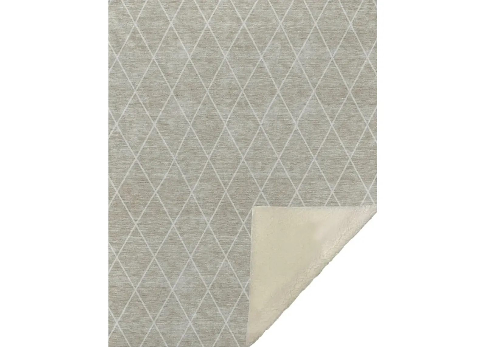 Dalyn Rug Company Hatay Taupe 50''x70'' Style 9 Throw Blanket