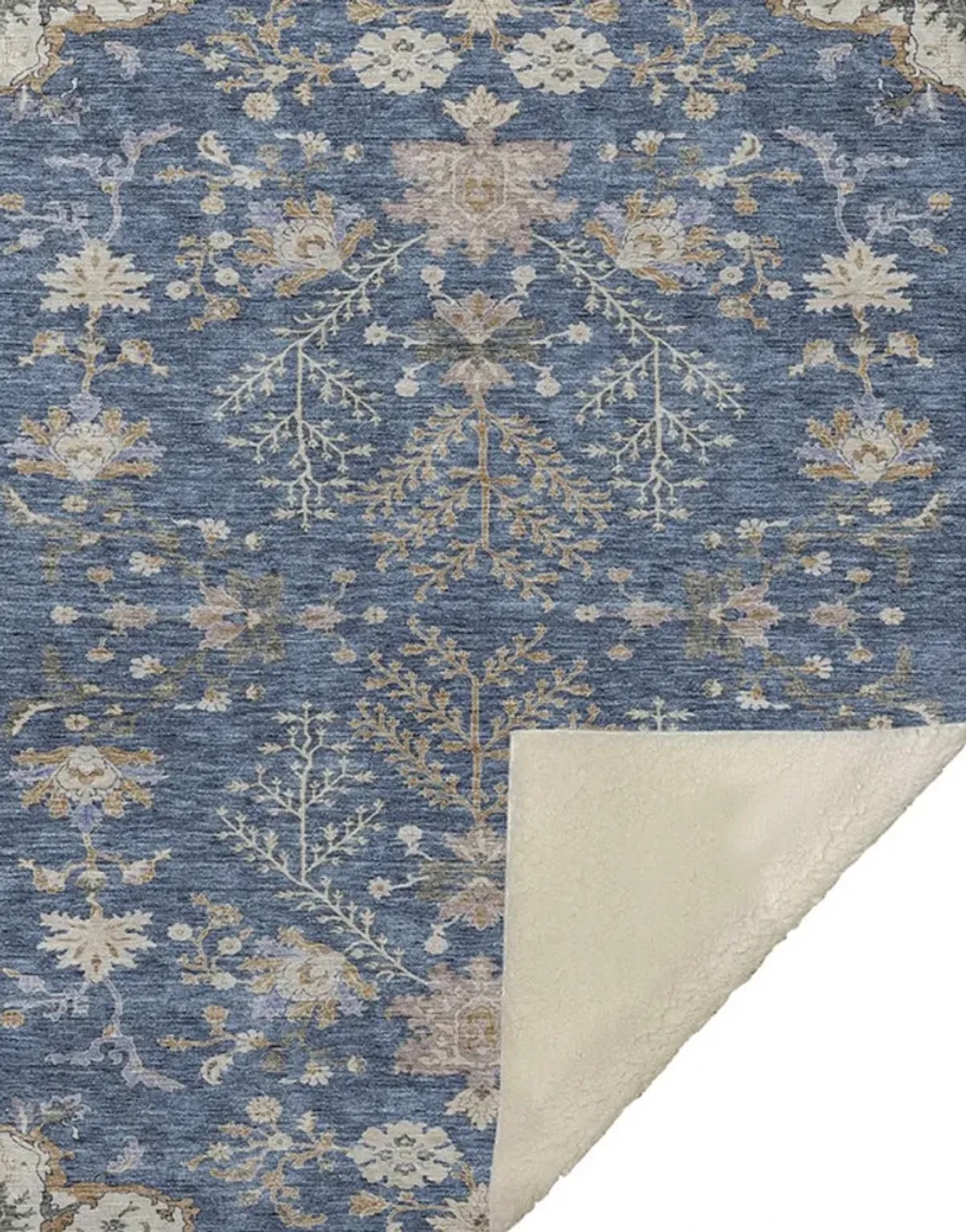 Dalyn Rug Company Hatay Blue 50''x70'' Style 3 Throw Blanket