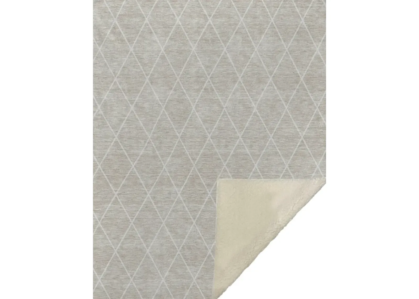 Dalyn Rug Company Hatay Taupe 50''x70'' Style 10 Throw Blanket