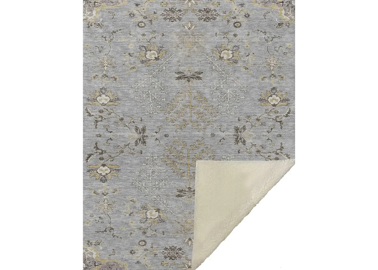 Dalyn Rug Company Hatay Gray 50''x70'' Style 7 Throw Blanket