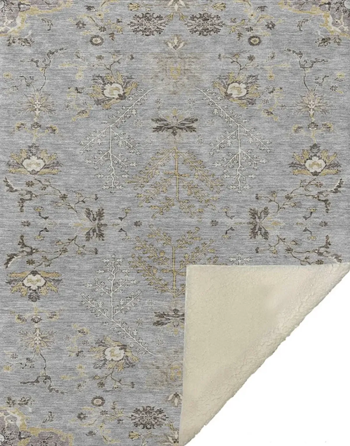 Dalyn Rug Company Hatay Gray 50''x70'' Style 7 Throw Blanket