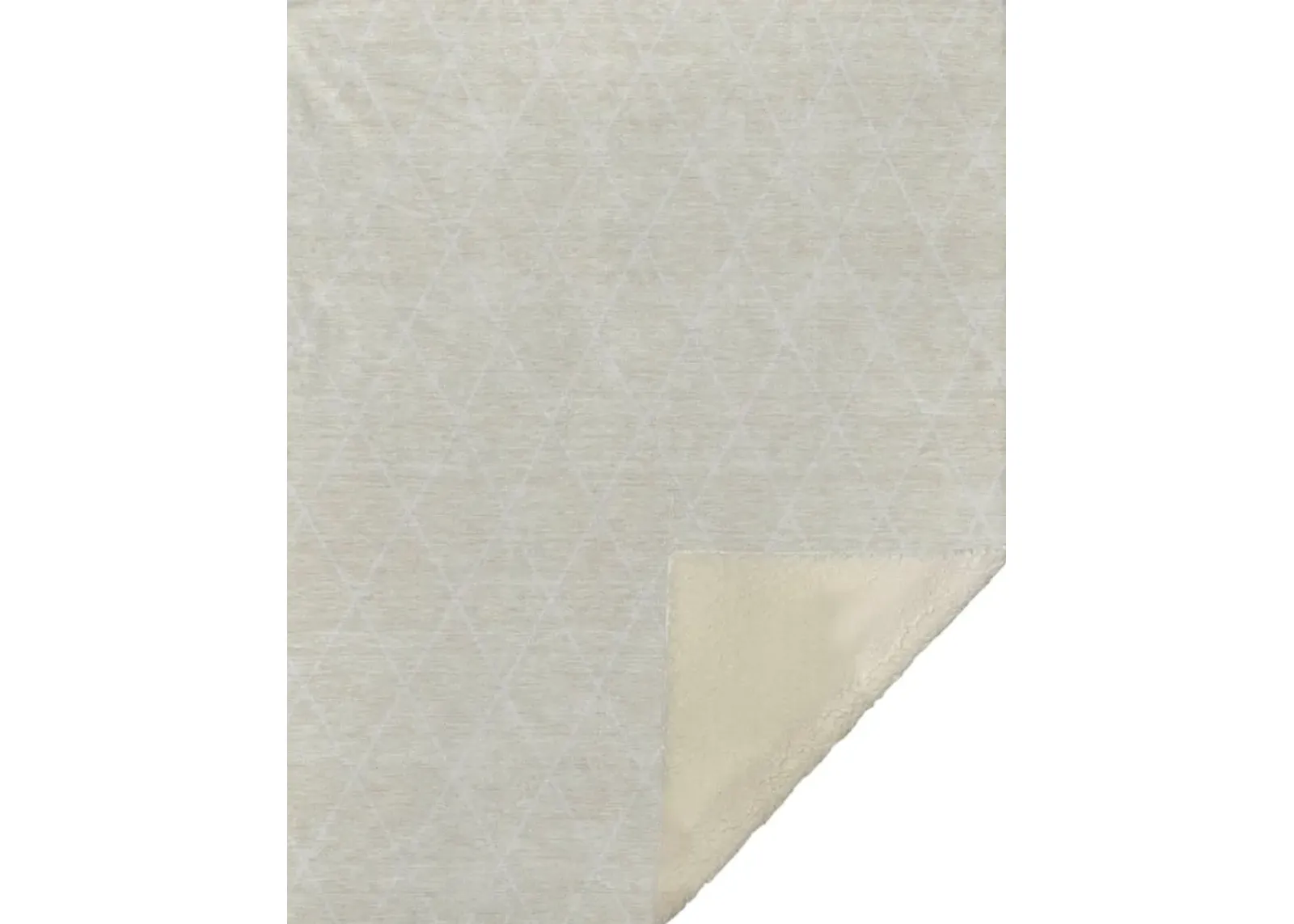 Dalyn Rug Company Hatay Ivory 50''x70'' Style 8 Throw Blanket